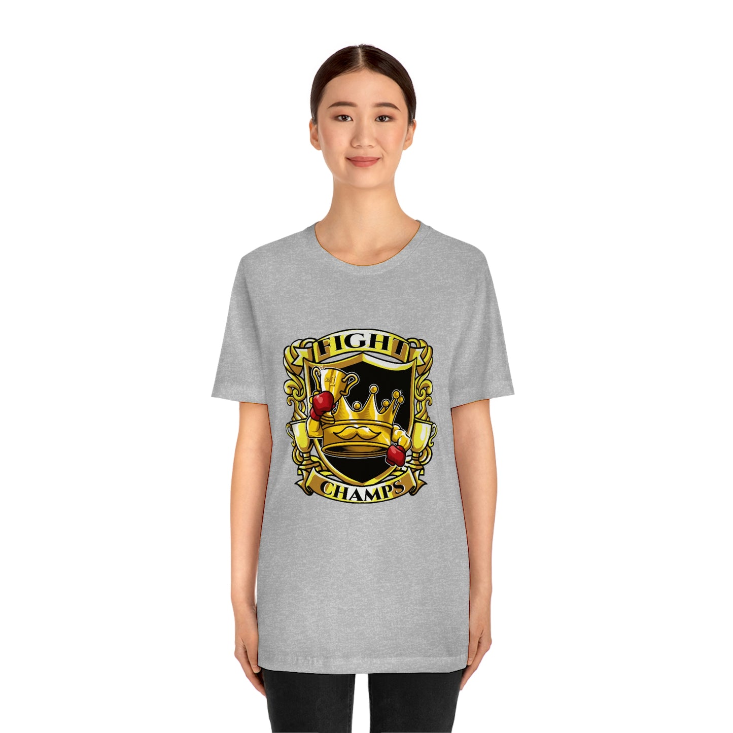 Fight Champs! Unisex Jersey Short Sleeve Tee (Bella+Canvas)