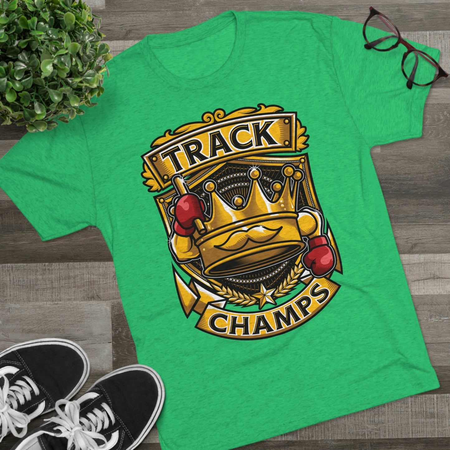 TRACK CHAMPS - PREMIUM SOFT - Unisex Tri-Blend Crew Tee (Next Level 6010)