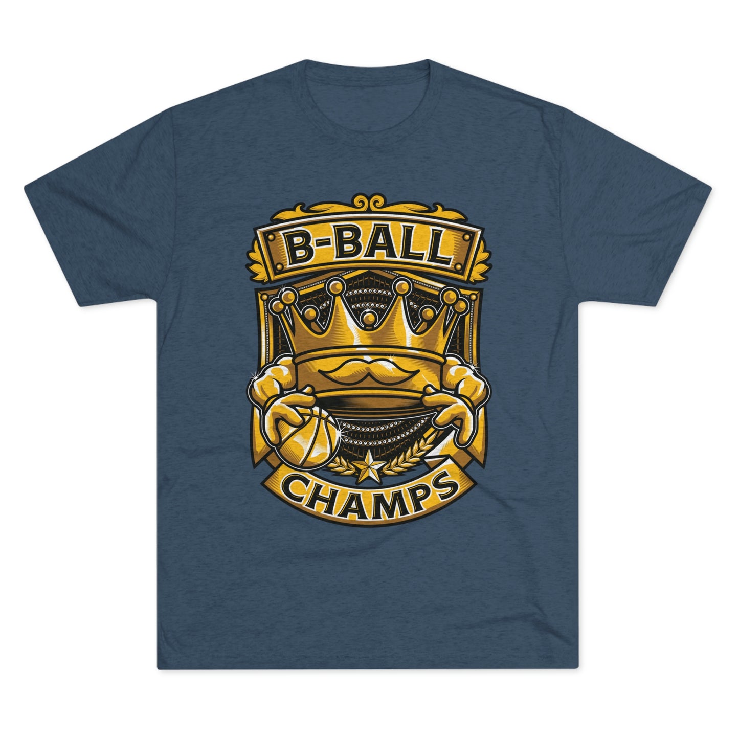B-BALL CHAMPS - PREMIUM SOFT - Unisex Tri-Blend Crew Tee (Next Level 6010)
