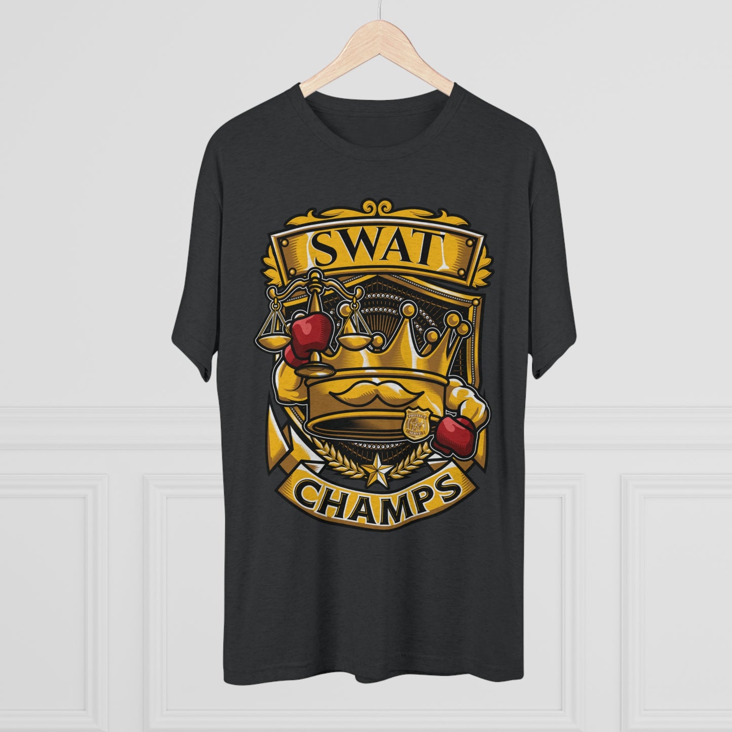 SWAT CHAMPS - PREMIUM SOFT - Unisex Tri-Blend Crew Tee (Next Level 6010)