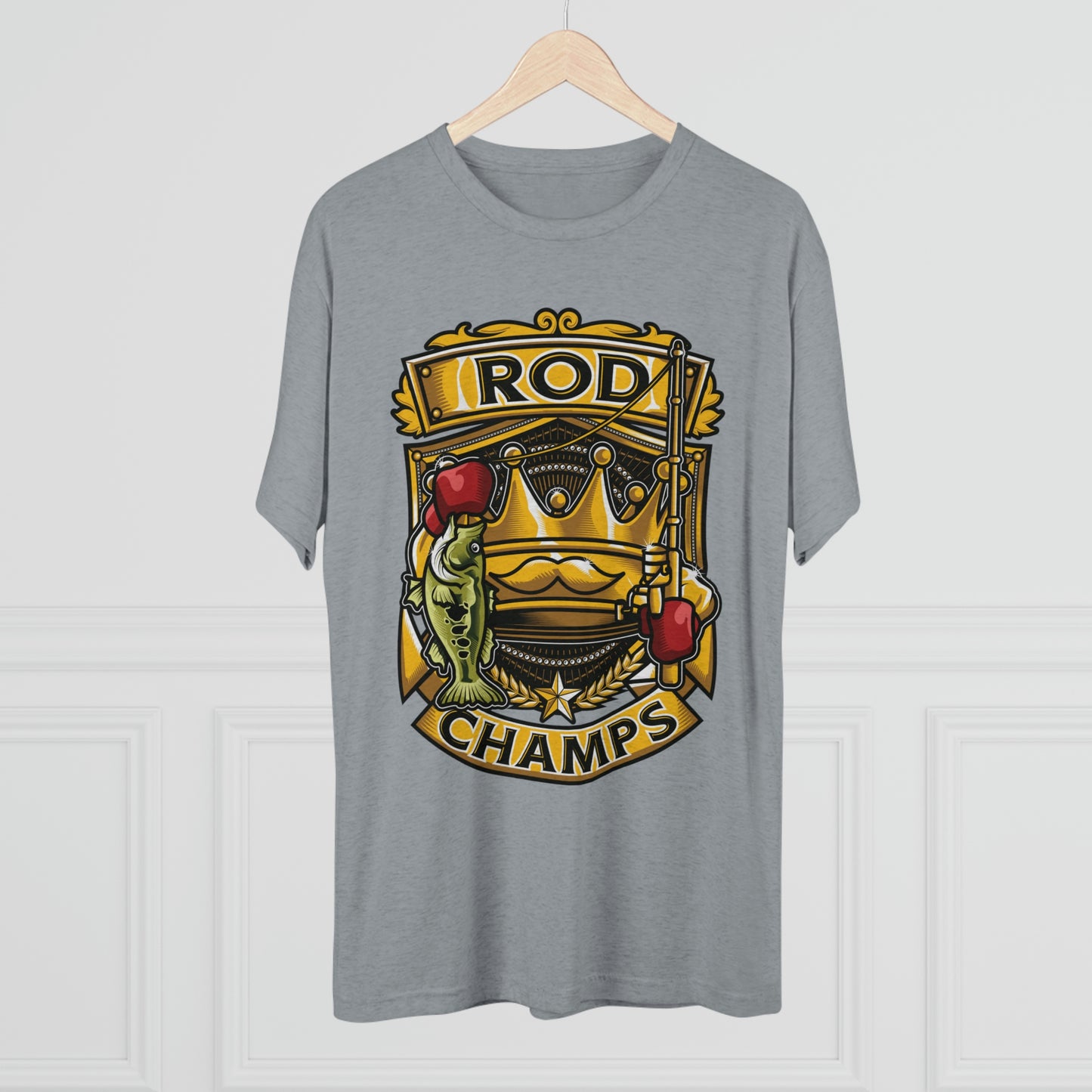 ROD CHAMPS - PREMIUM SOFT - Unisex Tri-Blend Crew Tee (Next Level 6010)
