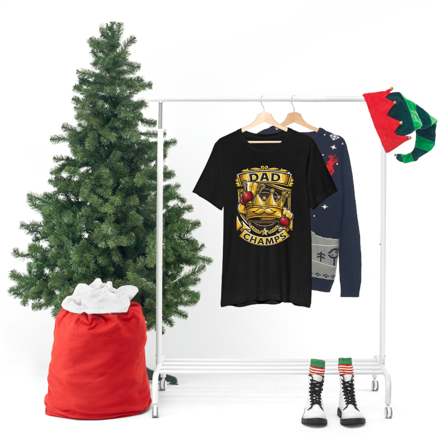 Dad Champs! - Unisex Jersey Short Sleeve Tee (Canvas-Bella)