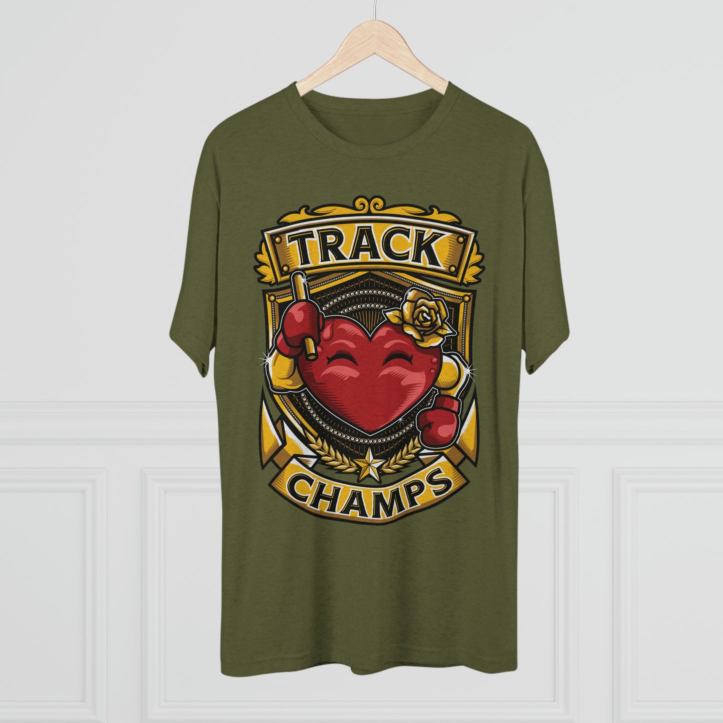 TRACK CHAMPS - PREMIUM SOFT - Unisex Tri-Blend Crew Tee (Next Level 6010)