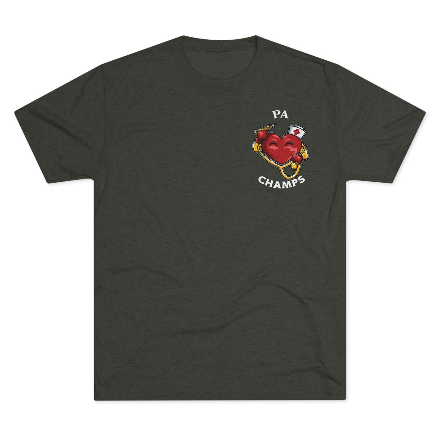 PA CHAMPS (Small Logo) - PREMIUM SOFT - Unisex Tri-Blend Crew Tee (Next Level 6010)
