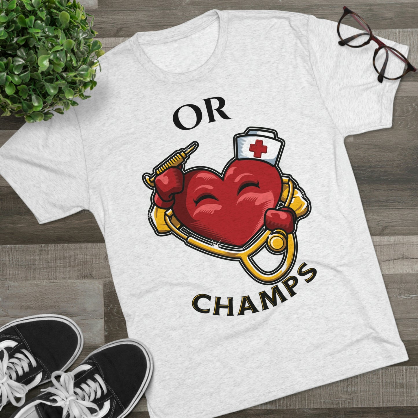 OR CHAMPS - PREMIUM SOFT - Unisex Tri-Blend Crew Tee (Next Level 6010)