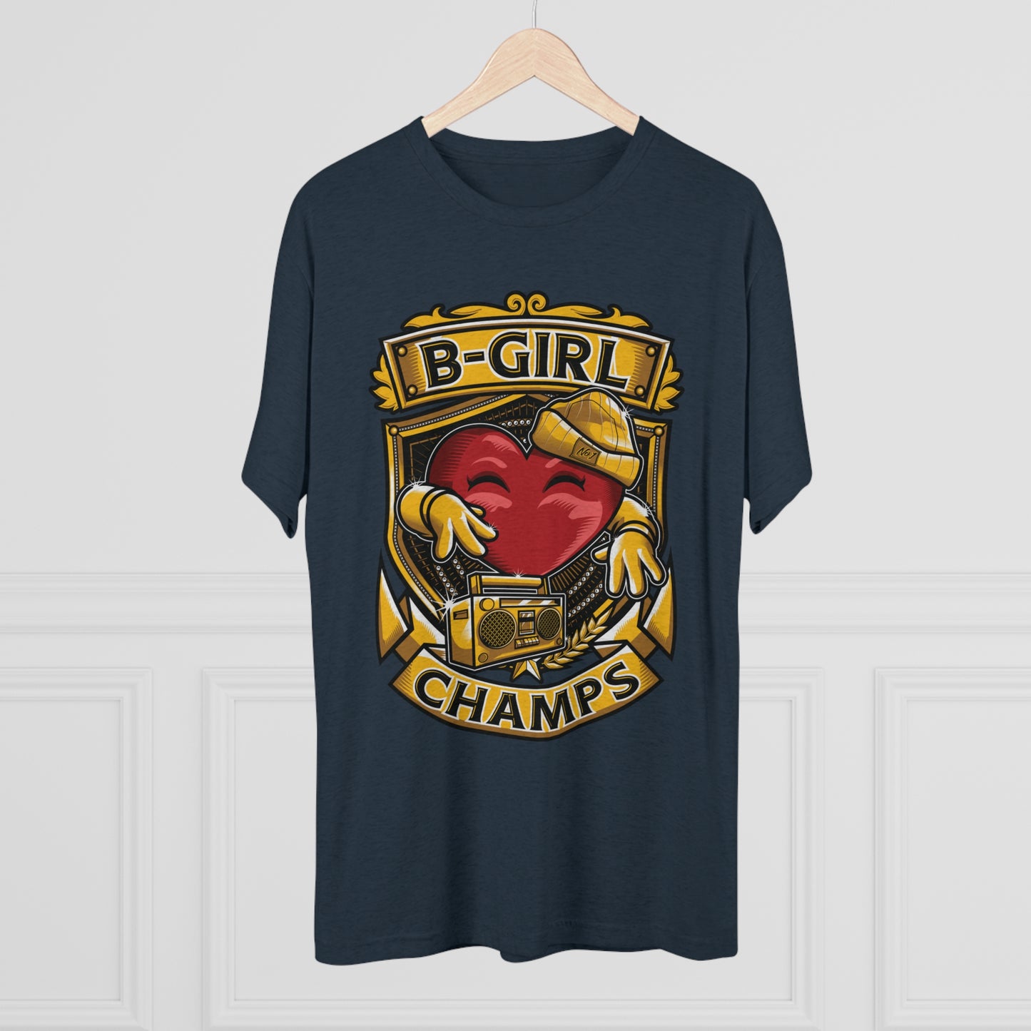 B-GIRL CHAMPS - PREMIUM SOFT - Unisex Tri-Blend Crew Tee (Next Level 6010)