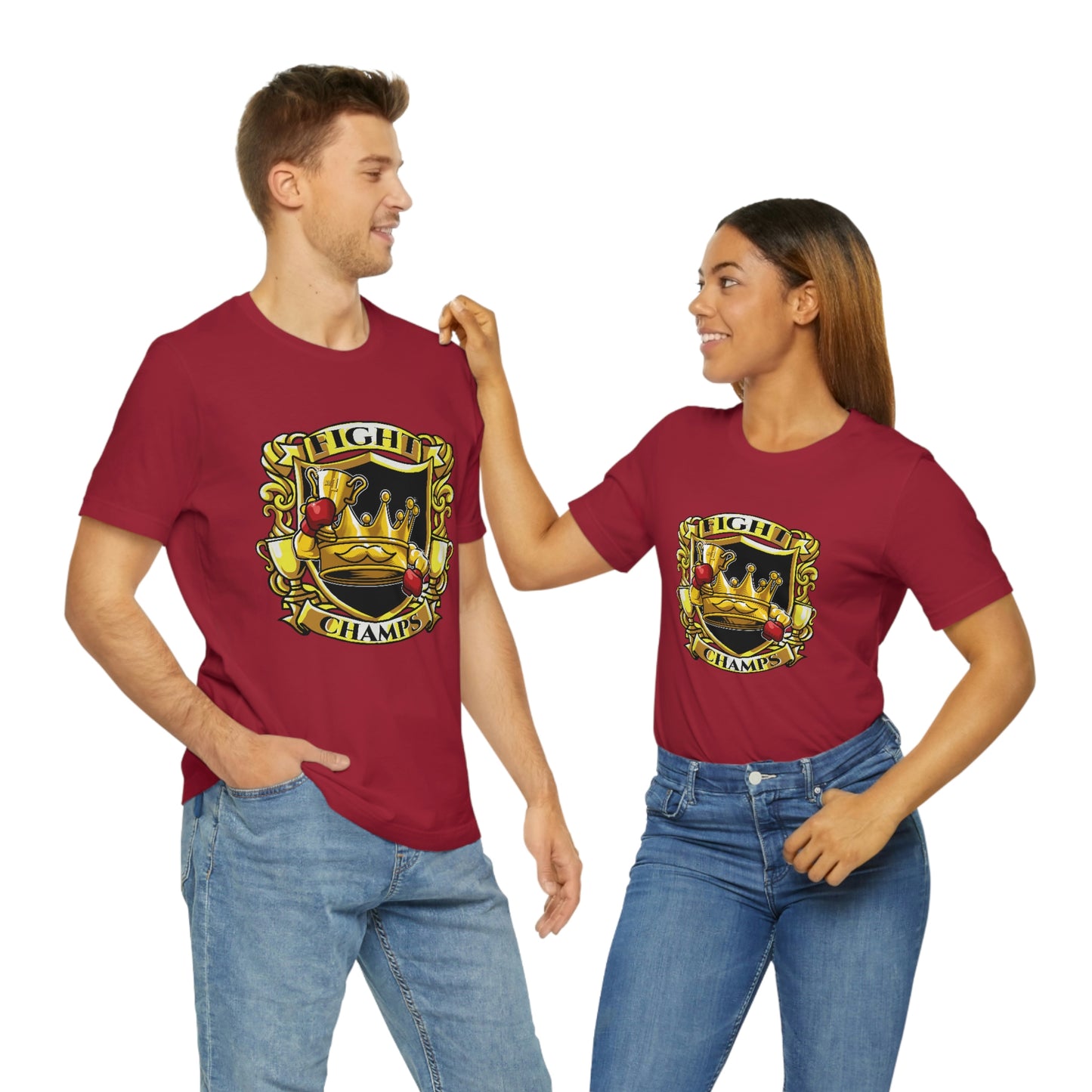 Fight Champs! Unisex Jersey Short Sleeve Tee (Bella+Canvas)