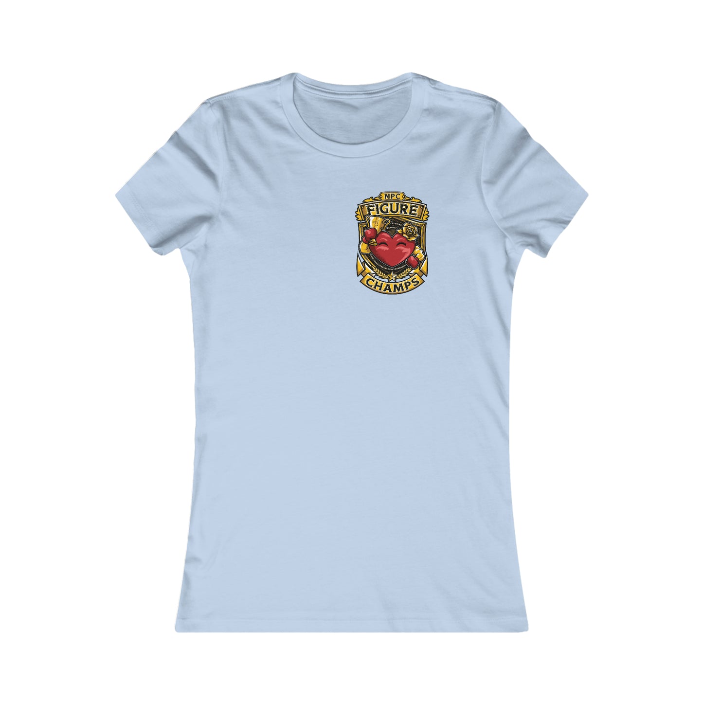 NPC FIGURE CHAMPS! (Small Front Logo) - Women's Favorite Tee (Bella+Canvas)