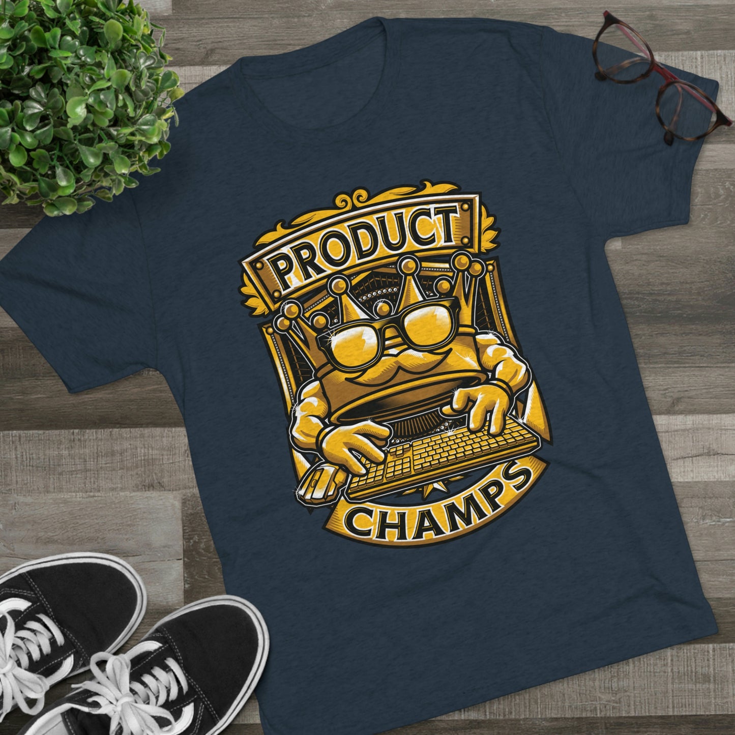 PRODUCT MANAGER CHAMPS (Men) - PREMIUM SOFT - Unisex Tri-Blend Crew Tee (Next Level 6010)
