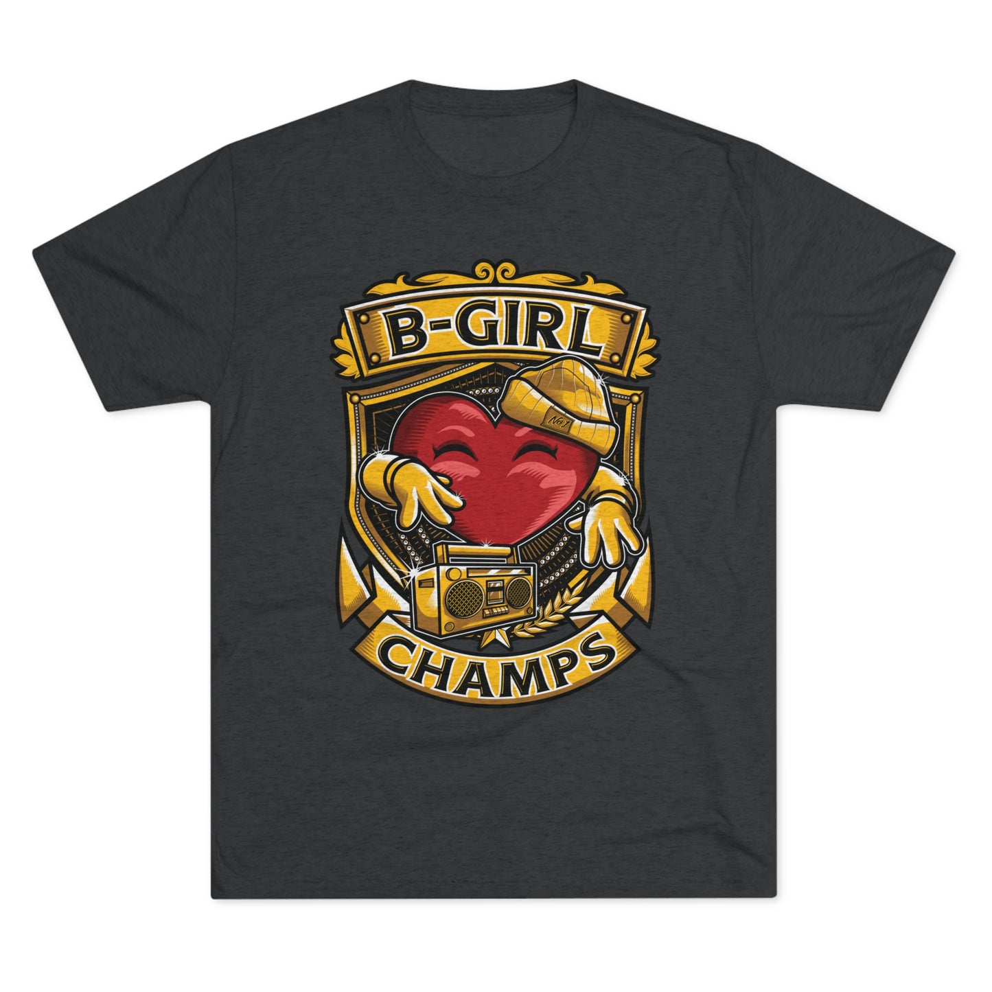 B-GIRL CHAMPS - PREMIUM SOFT - Unisex Tri-Blend Crew Tee (Next Level 6010)
