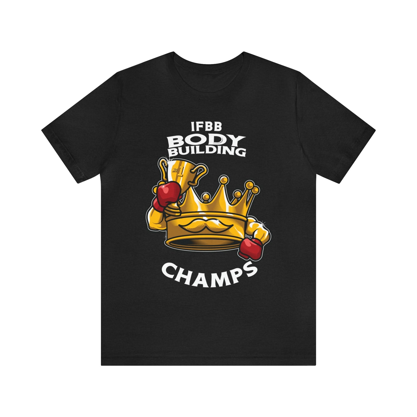 IFBB BODY BUILDING CHAMPS (v2) - Unisex Jersey Short Sleeve Tee (Bella+Canvas)
