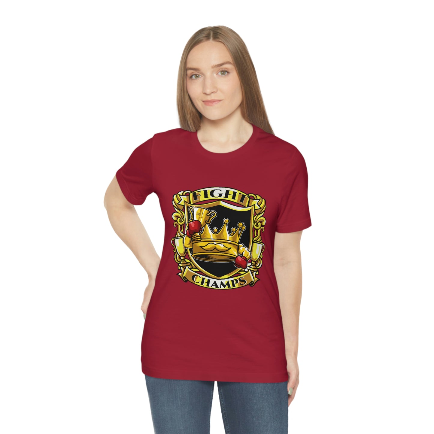 Fight Champs! Unisex Jersey Short Sleeve Tee (Bella+Canvas)