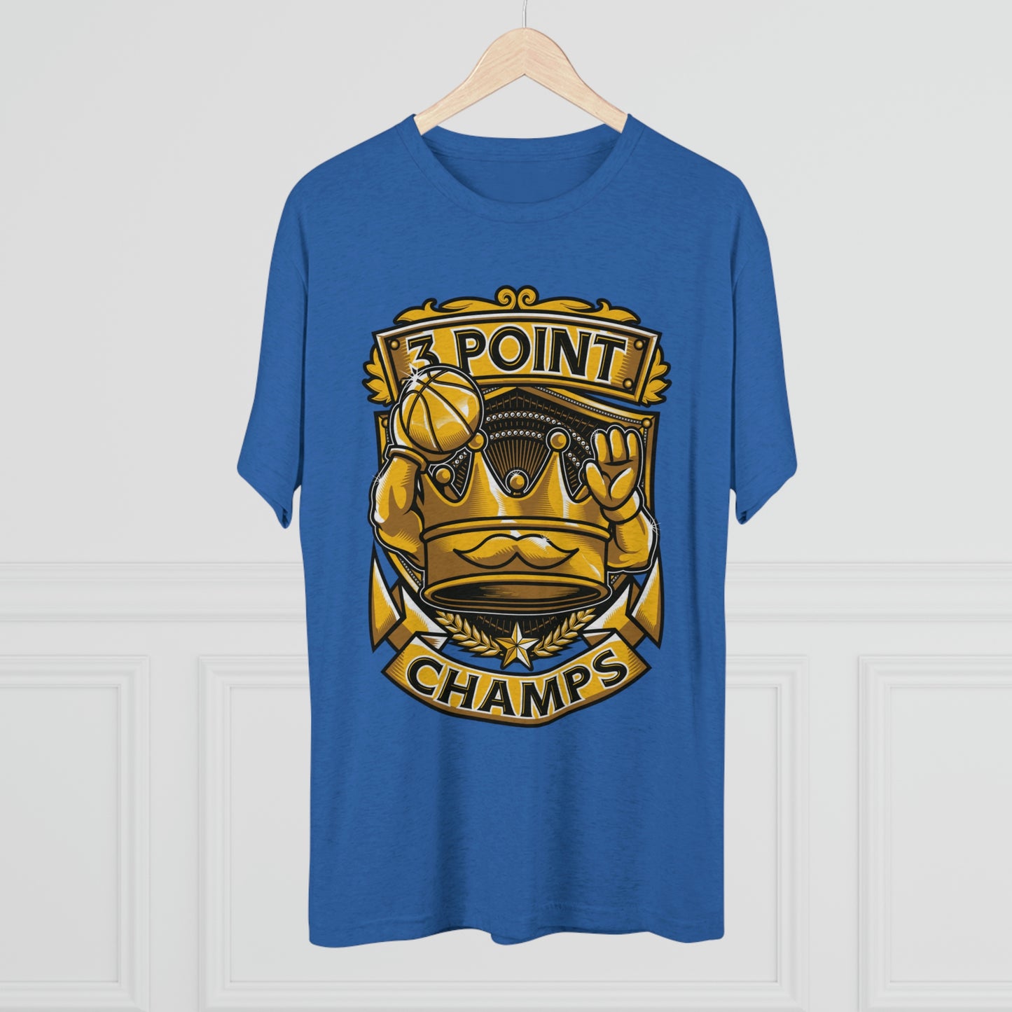 3 POINT CHAMPS - PREMIUM SOFT - Unisex Tri-Blend Crew Tee (Next Level 6010)