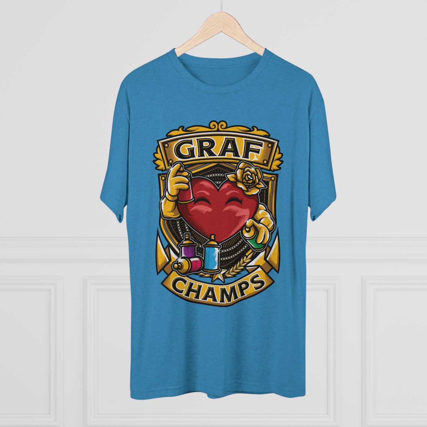 GRAF CHAMPS - PREMIUM SOFT - Unisex Tri-Blend Crew Tee (Next Level 6010)