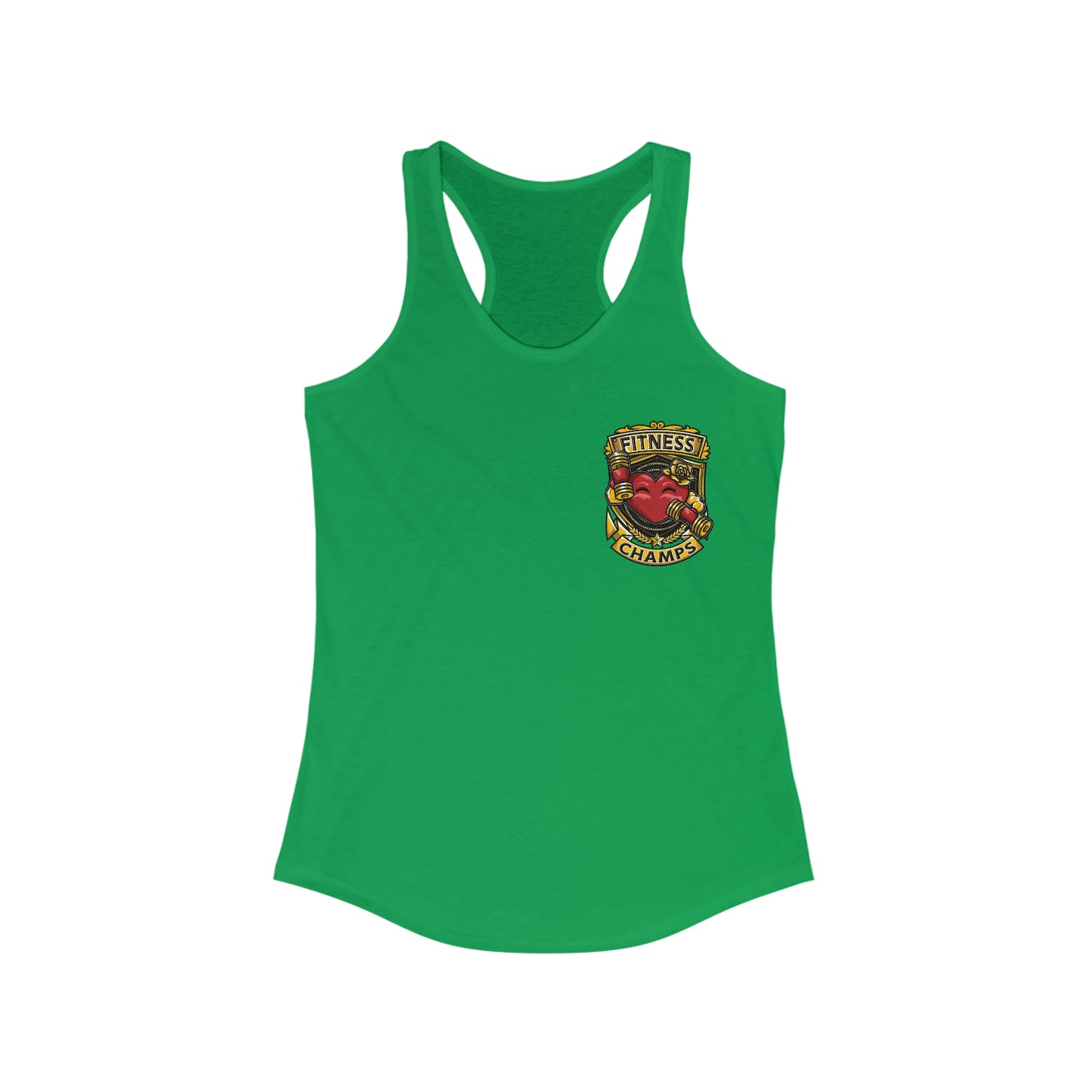 FITNESS CHAMPS (Small Logo) - Women's Ideal Racerback Tank