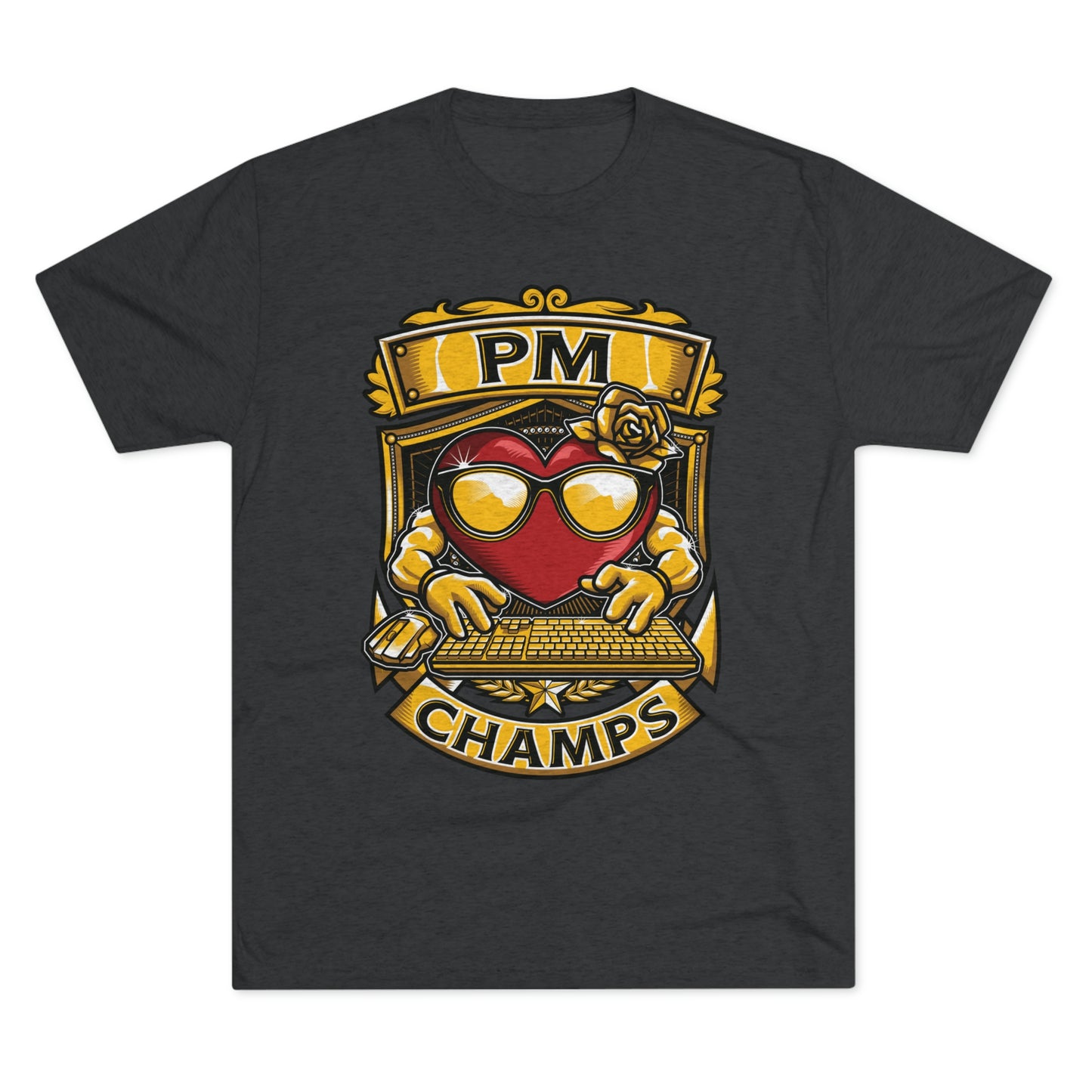 PM CHAMPS - PREMIUM SOFT - Unisex Tri-Blend Crew Tee (Next Level 6010)