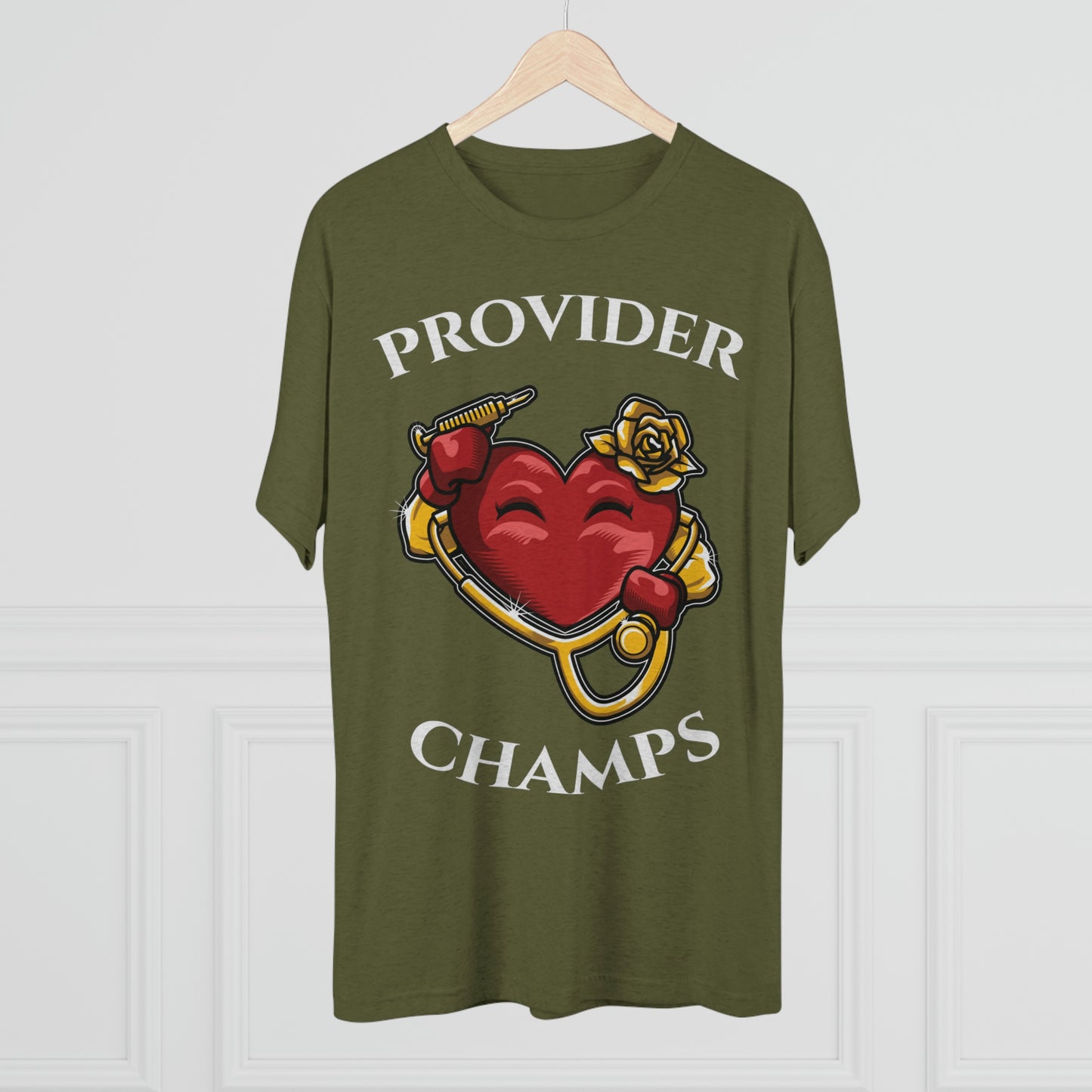 PROVIDER CHAMPS - PREMIUM SOFT - Unisex Tri-Blend Crew Tee (Next Level 6010)