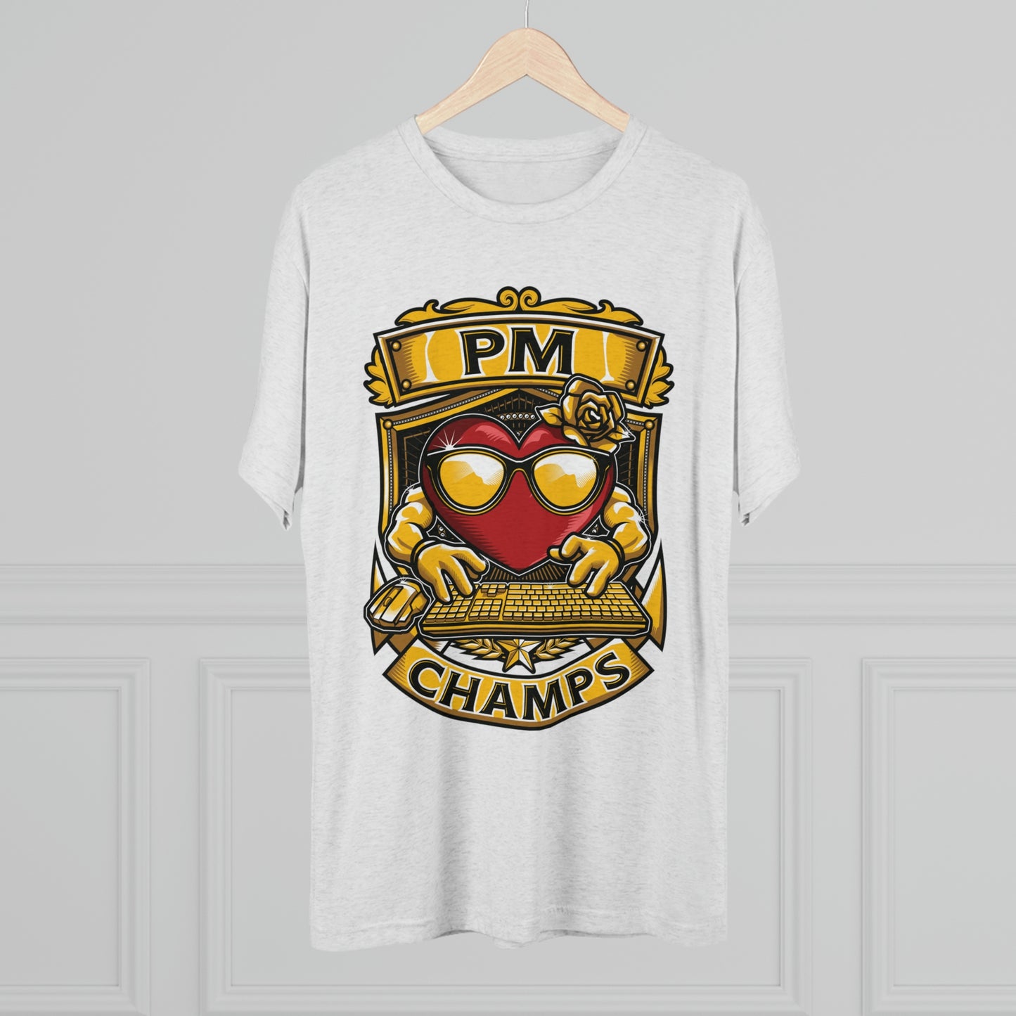 PM CHAMPS - PREMIUM SOFT - Unisex Tri-Blend Crew Tee (Next Level 6010)