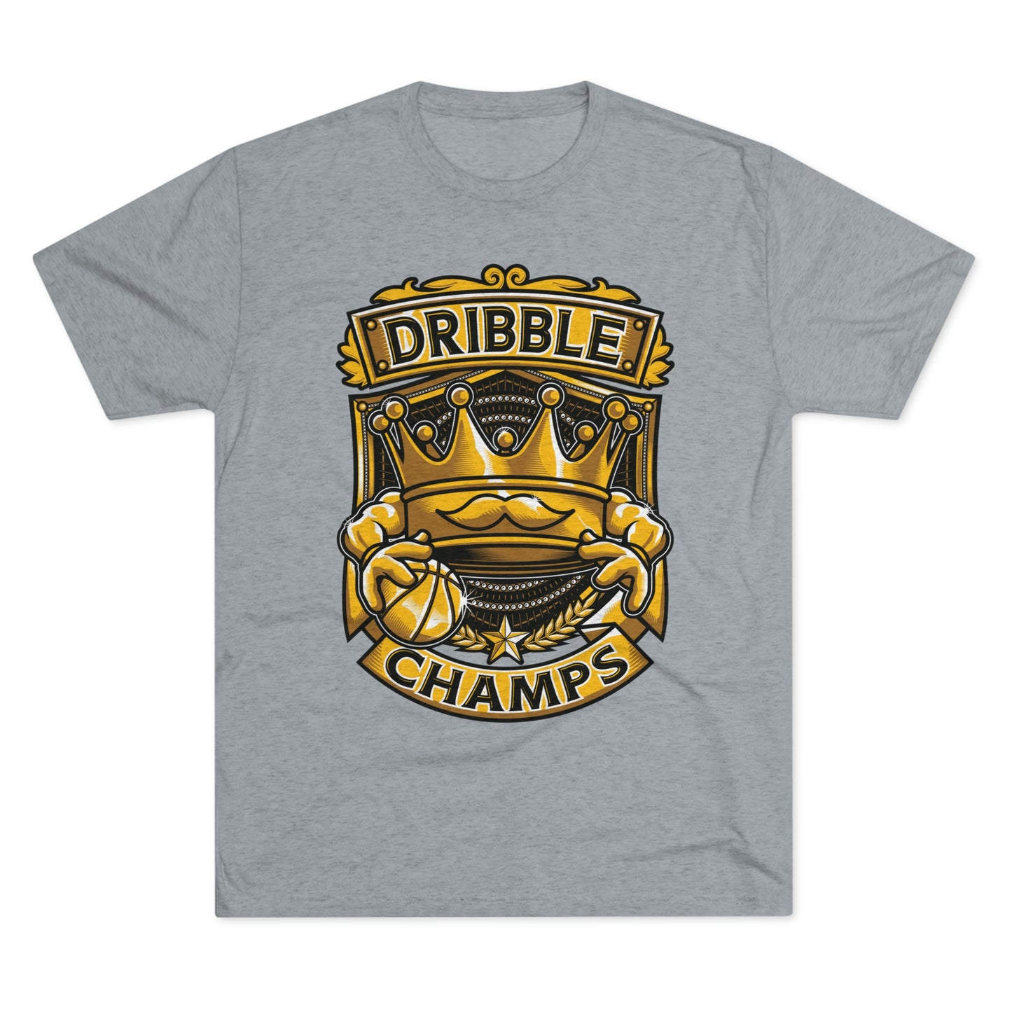 DRIBBLE CHAMPS - PREMIUM SOFT - Unisex Tri-Blend Crew Tee (Next Level 6010)