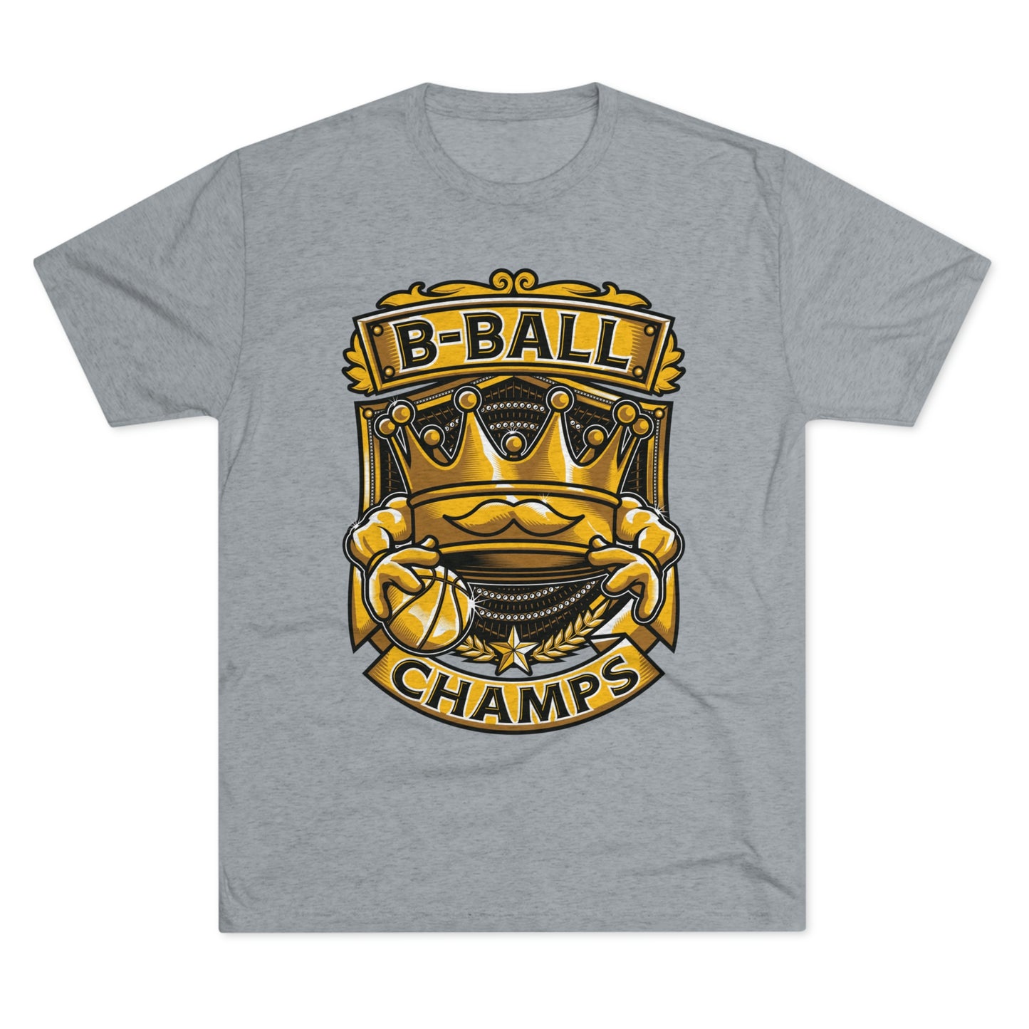 B-BALL CHAMPS - PREMIUM SOFT - Unisex Tri-Blend Crew Tee (Next Level 6010)