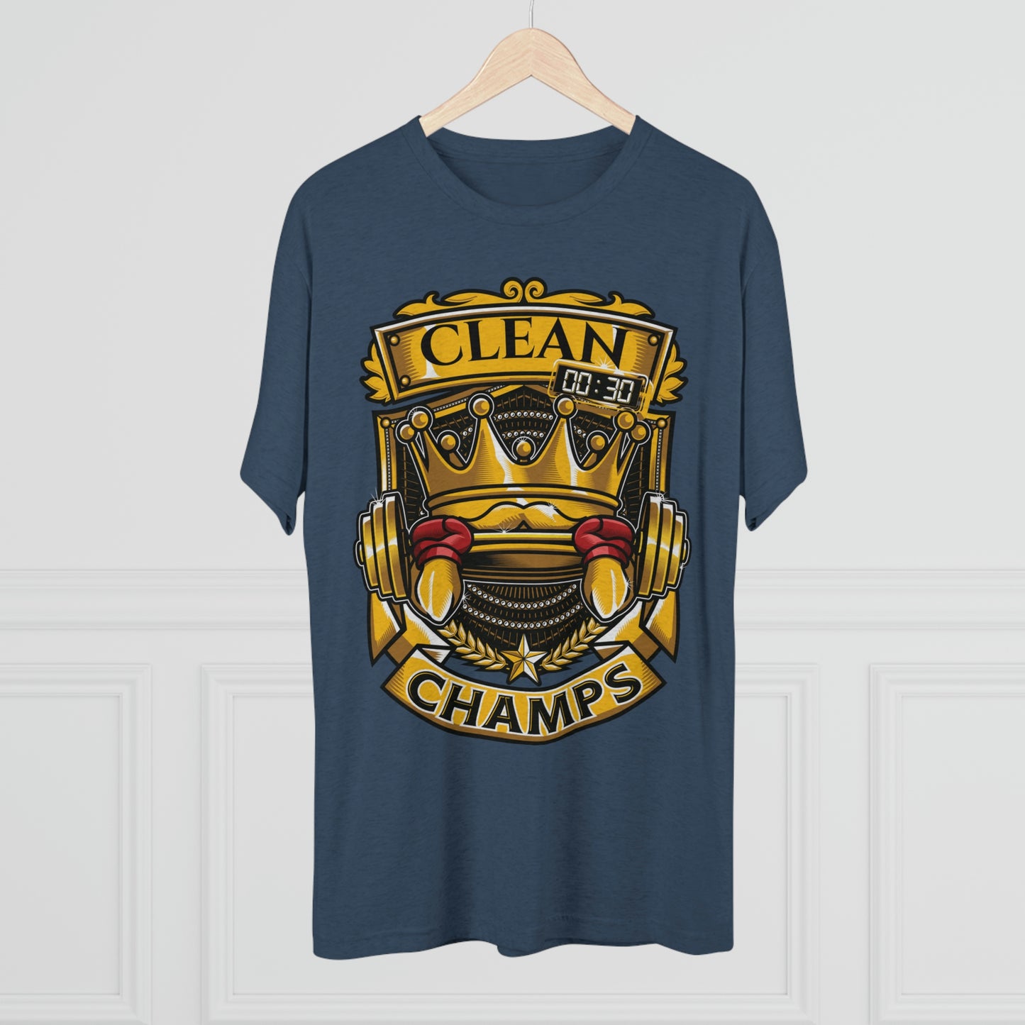 CLEAN CHAMPS - PREMIUM SOFT - Unisex Tri-Blend Crew Tee (Next Level 6010)