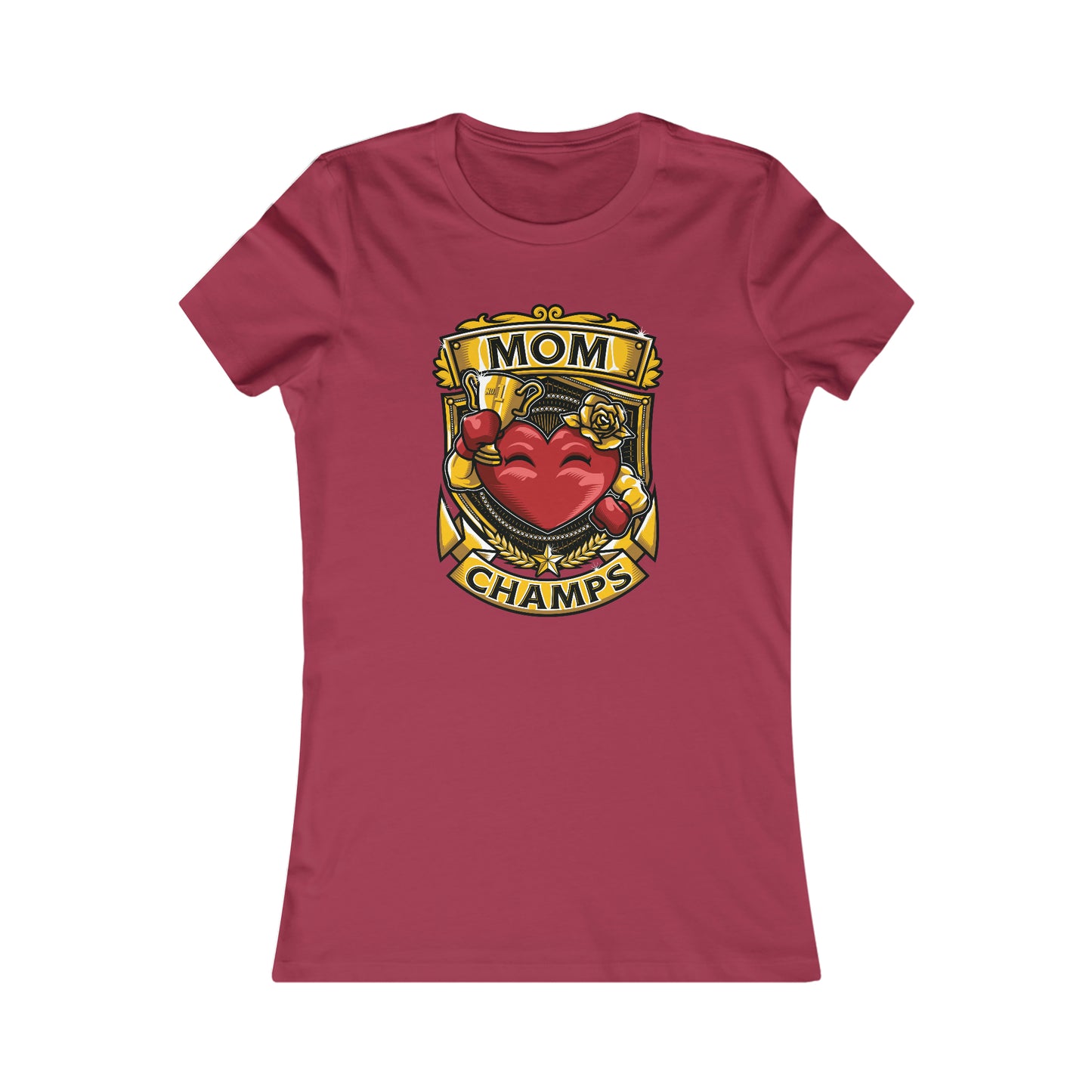 Mom Champs! Women's Favorite Tee (Bella+Canva)