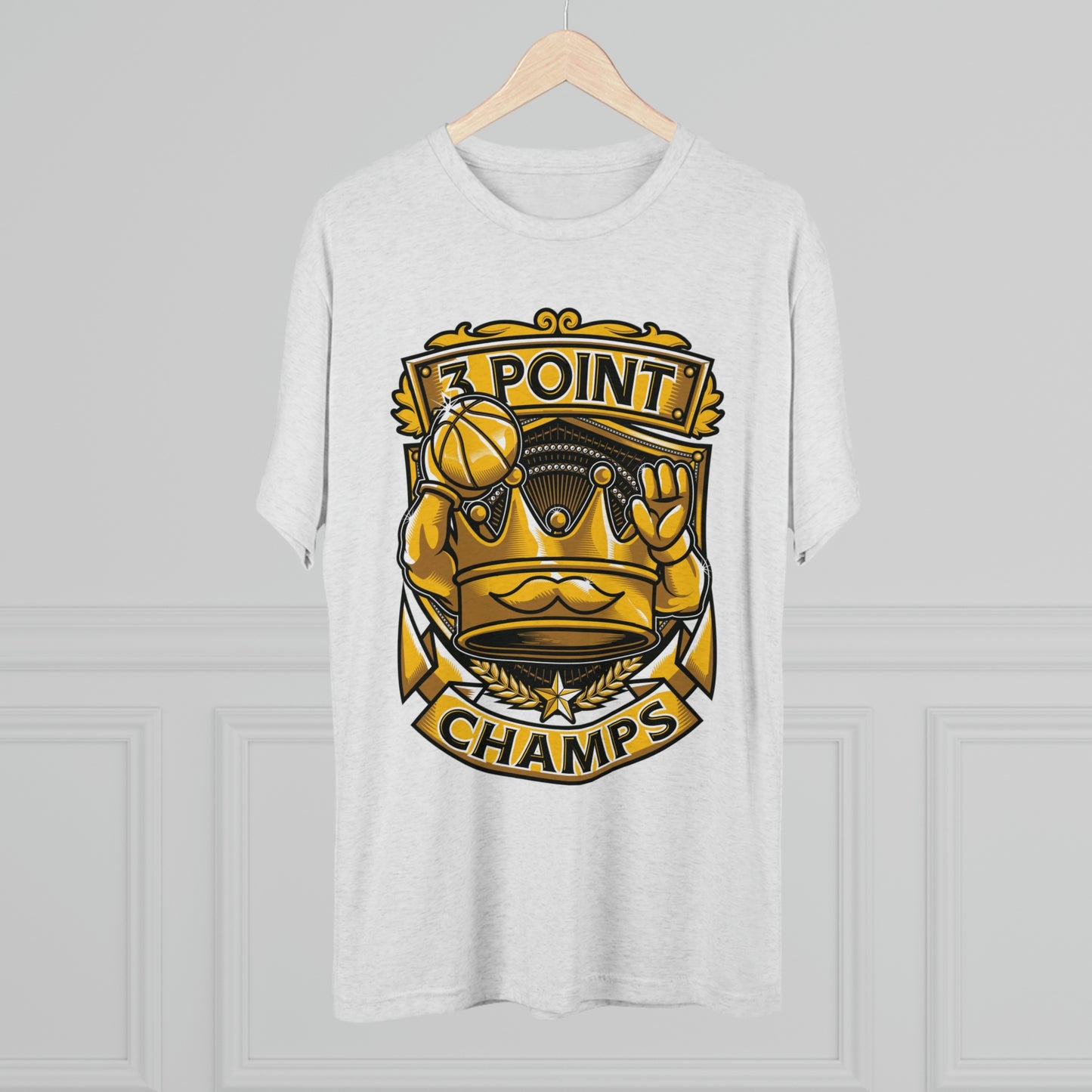 3 POINT CHAMPS - PREMIUM SOFT - Unisex Tri-Blend Crew Tee (Next Level 6010)