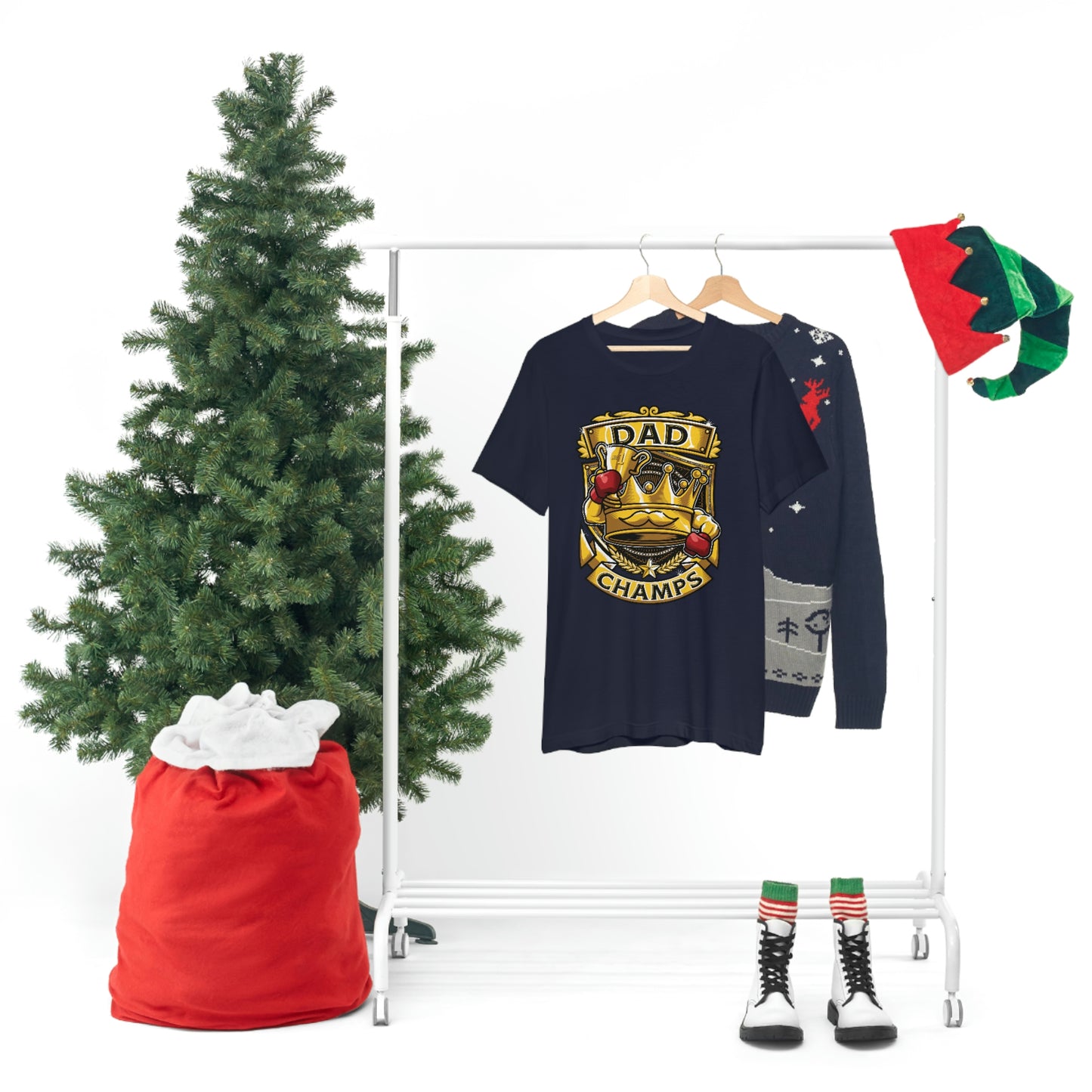 Dad Champs! - Unisex Jersey Short Sleeve Tee (Canvas-Bella)