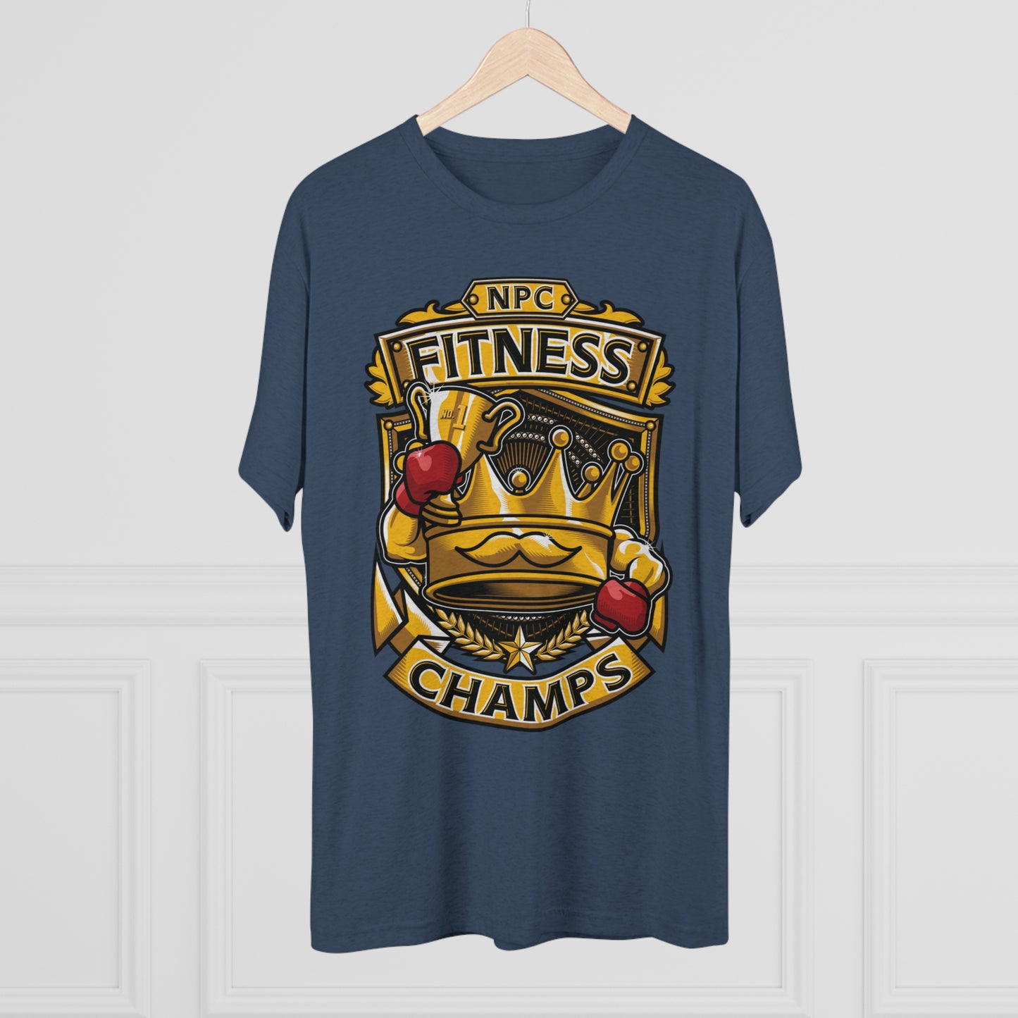 NPC FITNESS CHAMPS - PREMIUM SOFT - Unisex Tri-Blend Crew Tee (Next Level 6010)