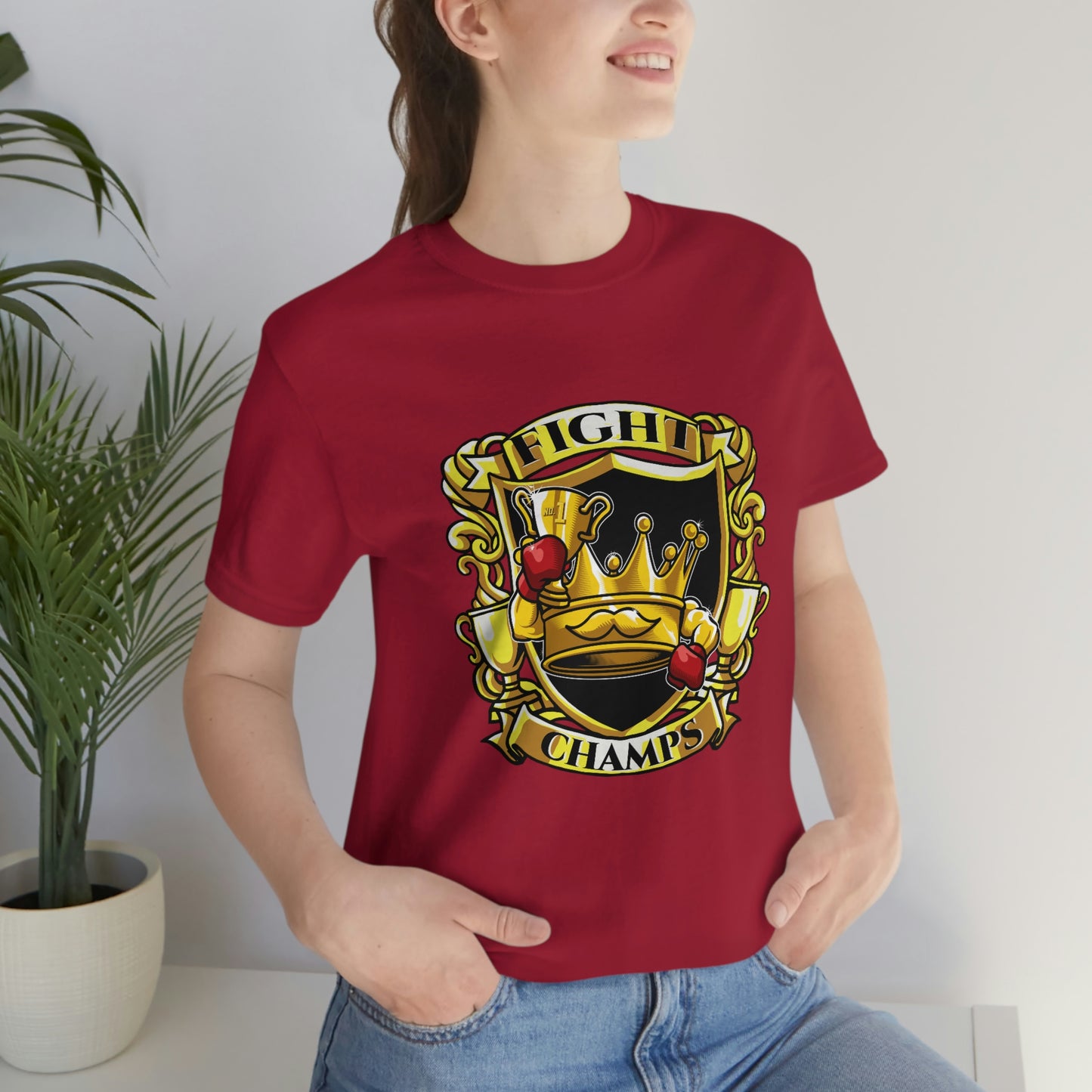 Fight Champs! Unisex Jersey Short Sleeve Tee (Bella+Canvas)