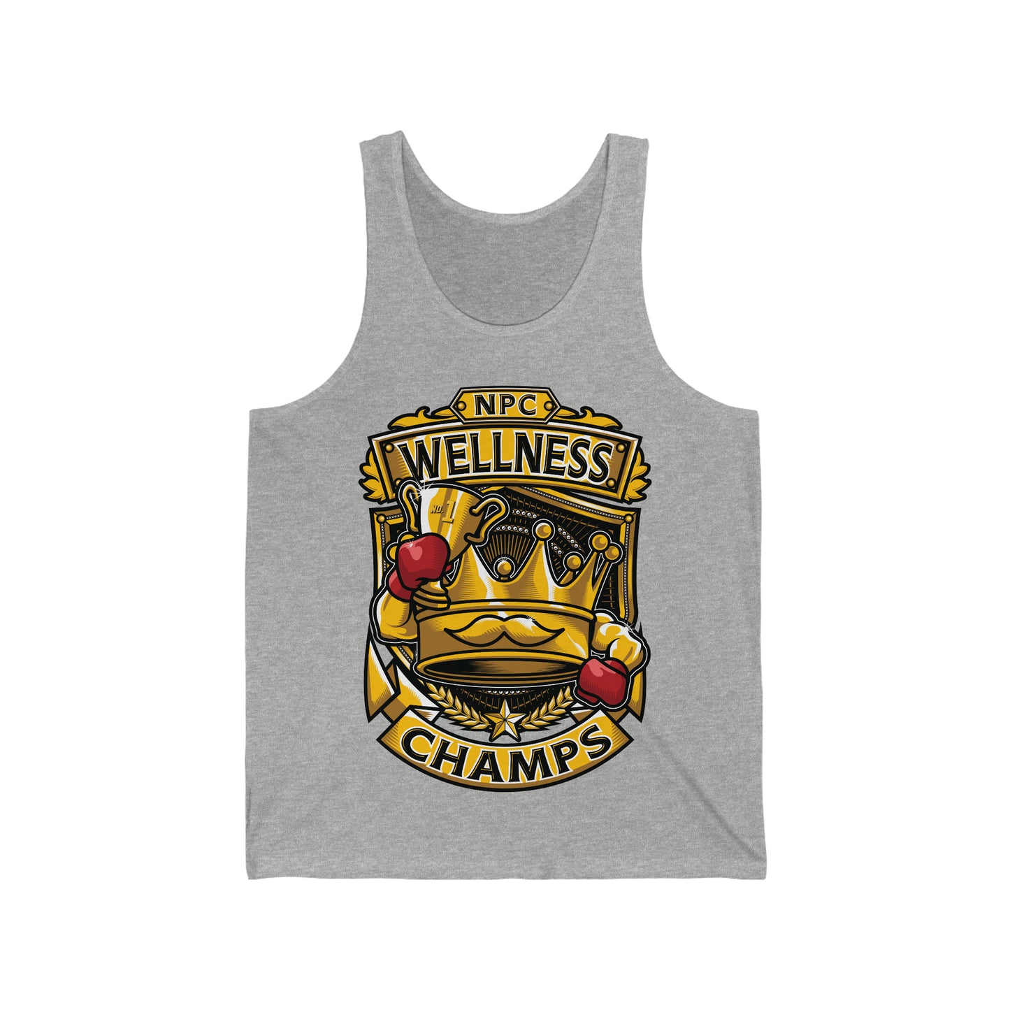 NPC WELLNESS CHAMPS - PREMIUM SOFT - Unisex Jersey Tank (Bella+Canvas 3480)