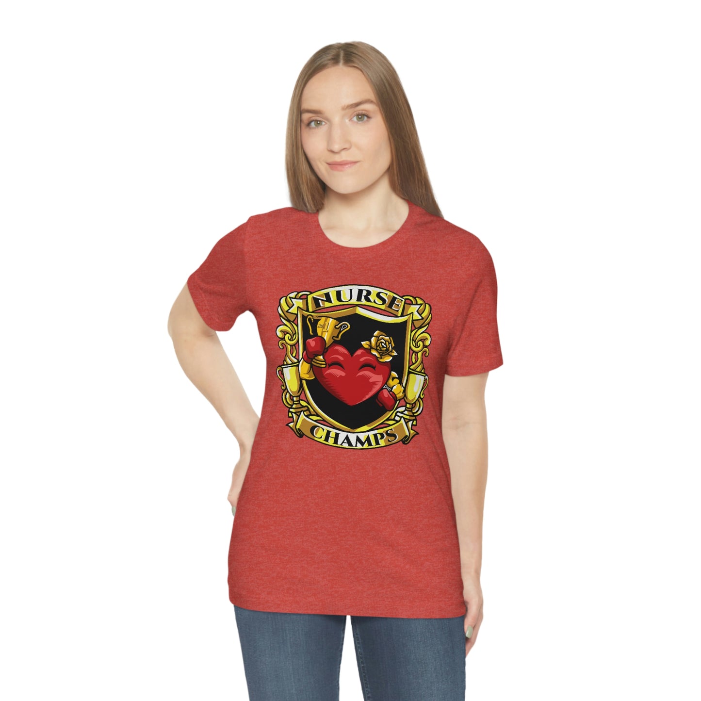 Nurse Champs! - Unisex Jersey Short Sleeve Tee (Bella+Canvas)