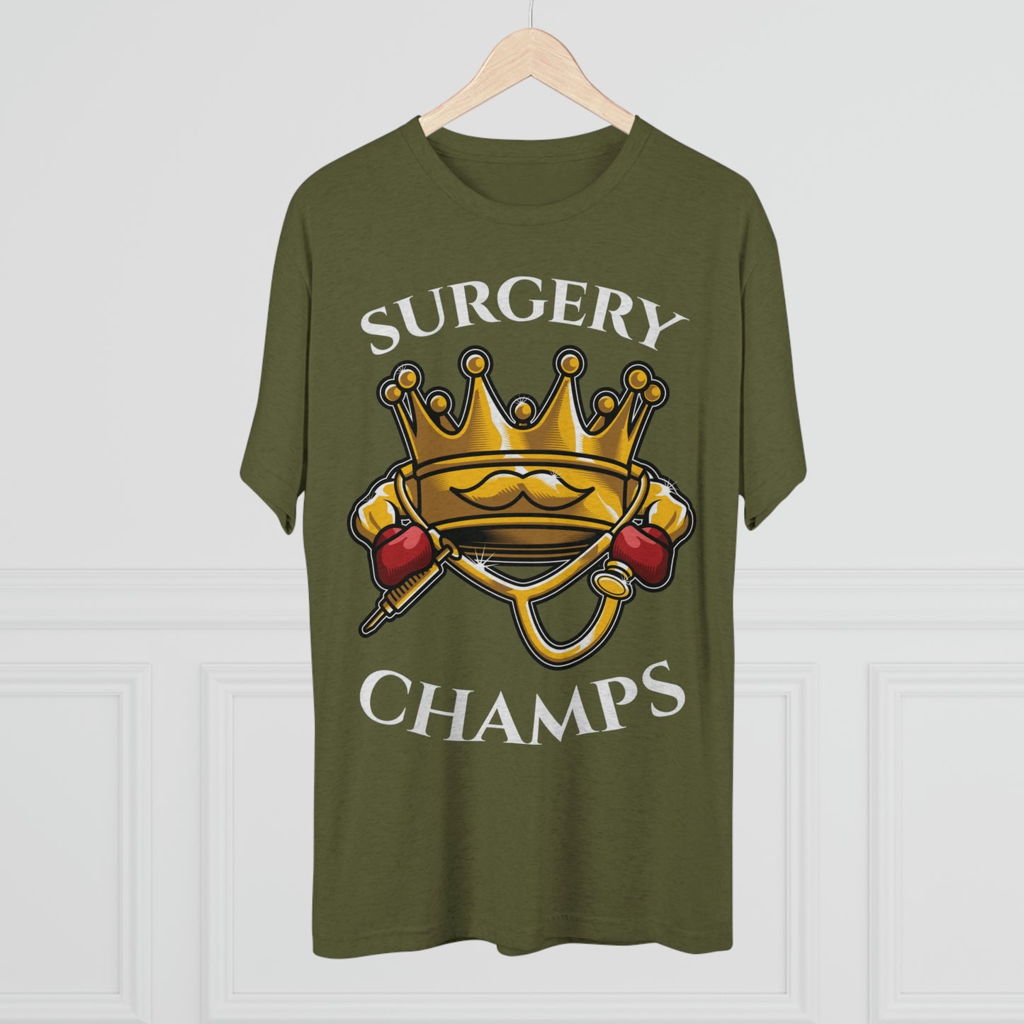 SURGERY CHAMPS - PREMIUM SOFT - Unisex Tri-Blend Crew Tee (Next Level 6010)
