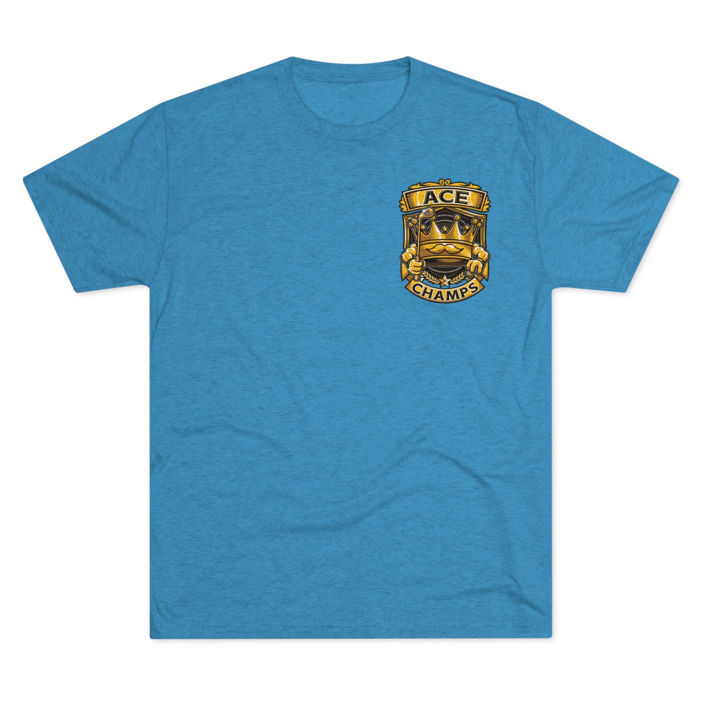ACE CHAMPS (Small Logo) - PREMIUM SOFT - Unisex Tri-Blend Crew Tee (Next Level 6010)