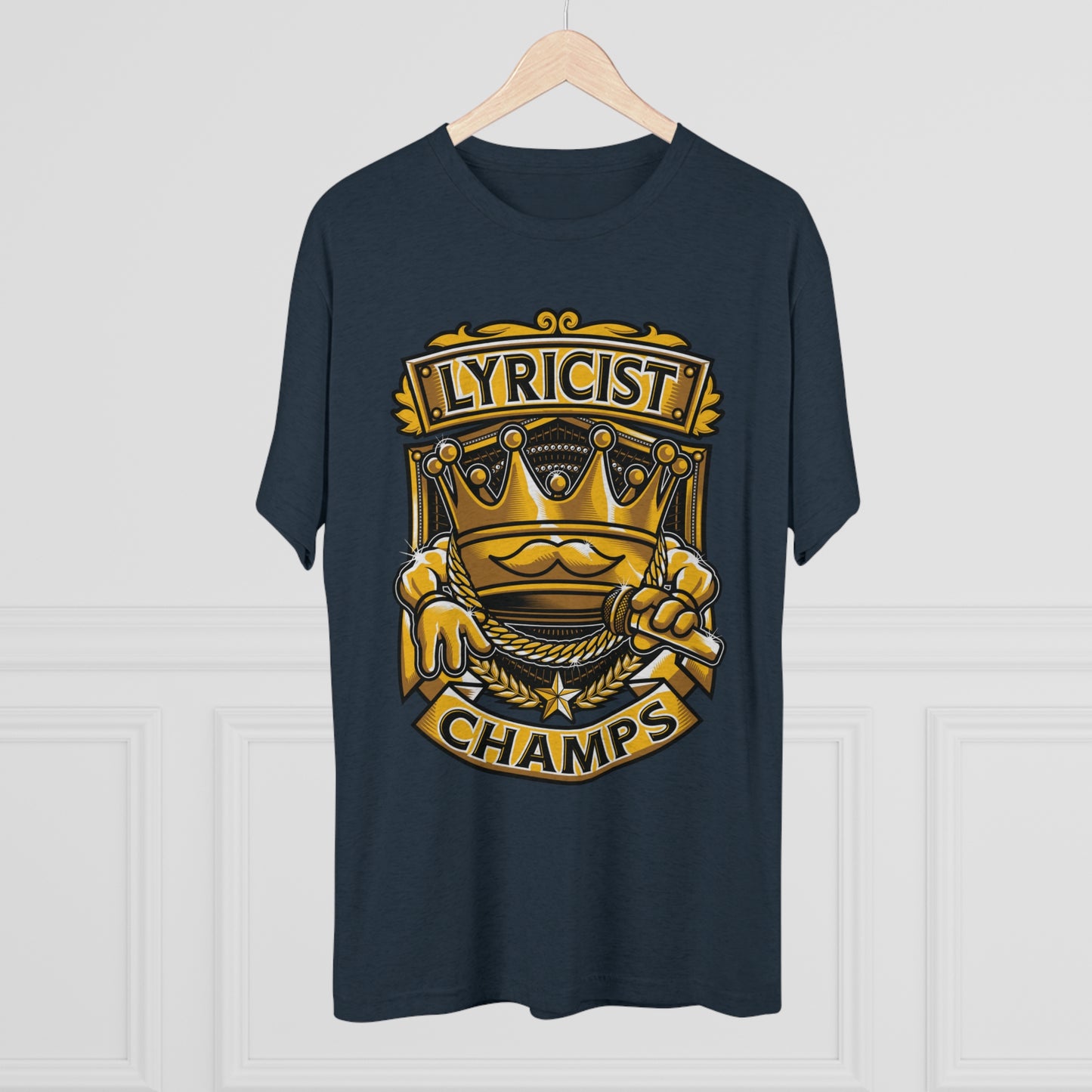 LYRICIST CHAMPS - PREMIUM SOFT - Unisex Tri-Blend Crew Tee (Next Level 6010)