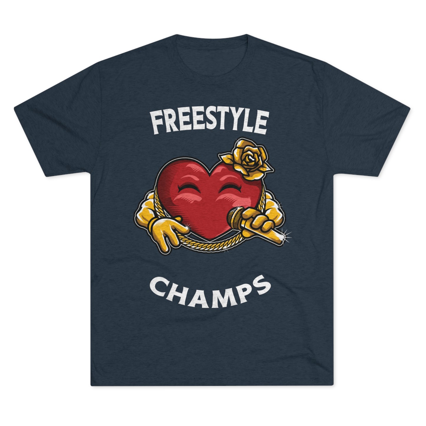 FREESTYLE CHAMPS - PREMIUM SOFT - Unisex Tri-Blend Crew Tee (Next Level 6010)