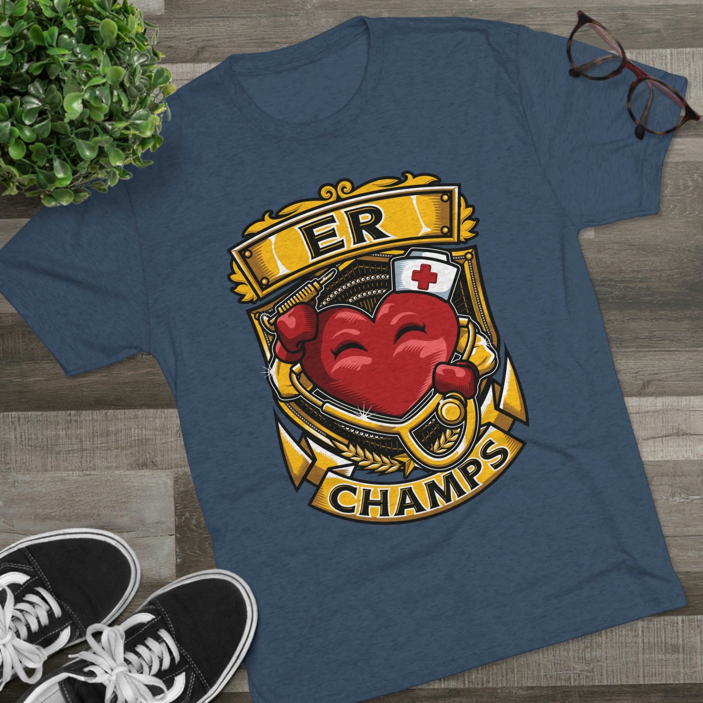 ER CHAMPS - PREMIUM SOFT - Unisex Tri-Blend Crew Tee (Next Level 6010)