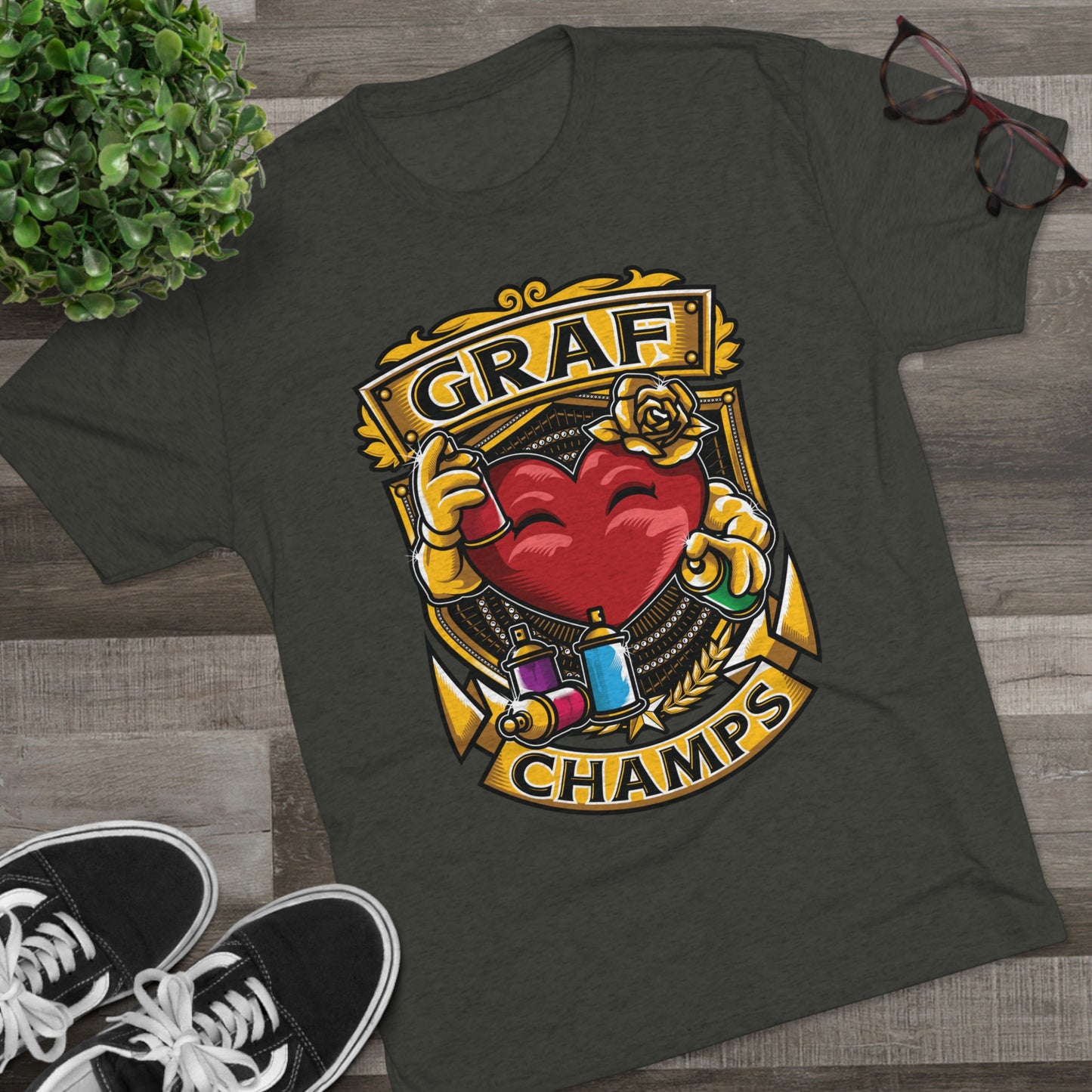 GRAF CHAMPS - PREMIUM SOFT - Unisex Tri-Blend Crew Tee (Next Level 6010)