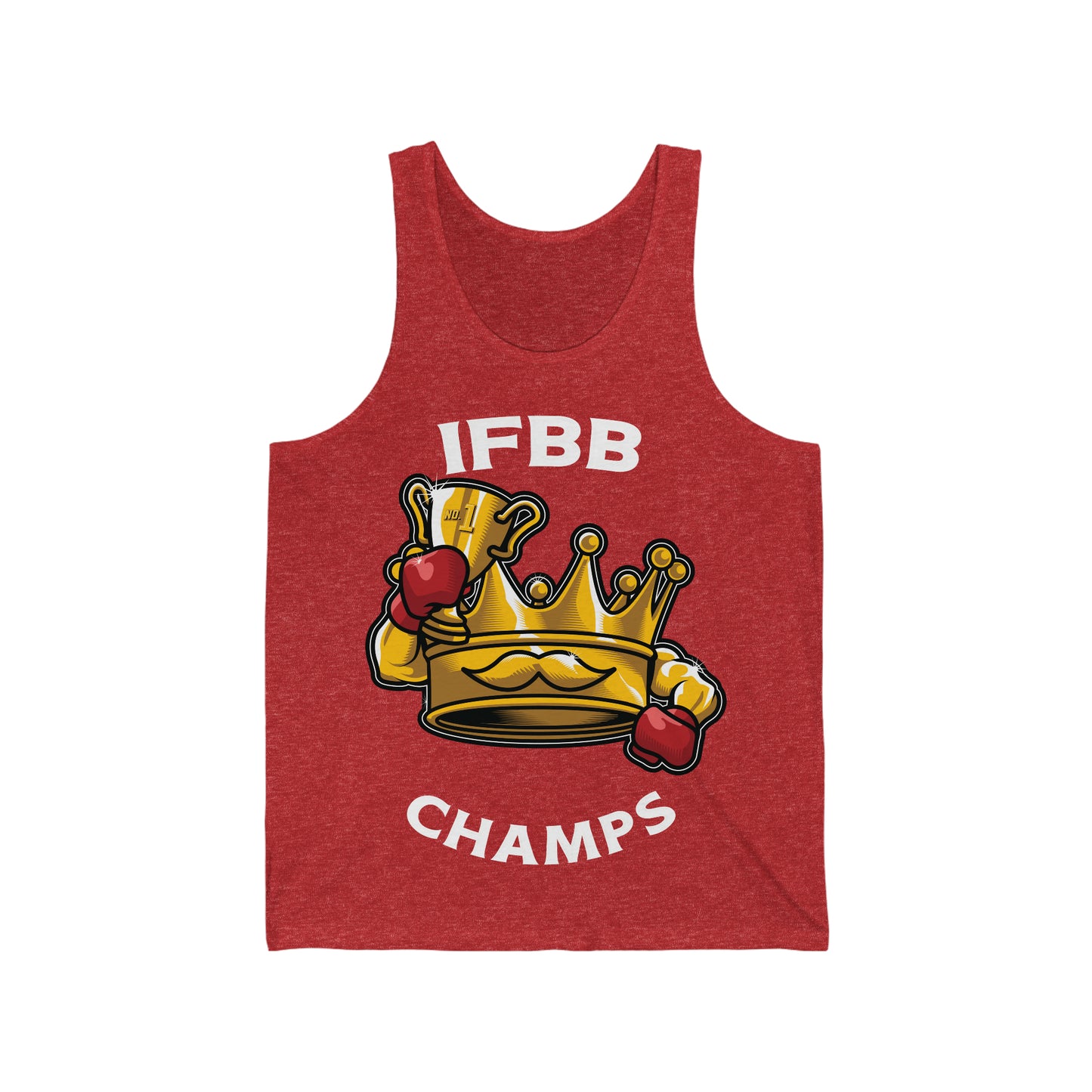 IFBB CHAMPS (v2) - PREMIUM SOFT - Unisex Jersey Tank (Bella+Canvas 3480)