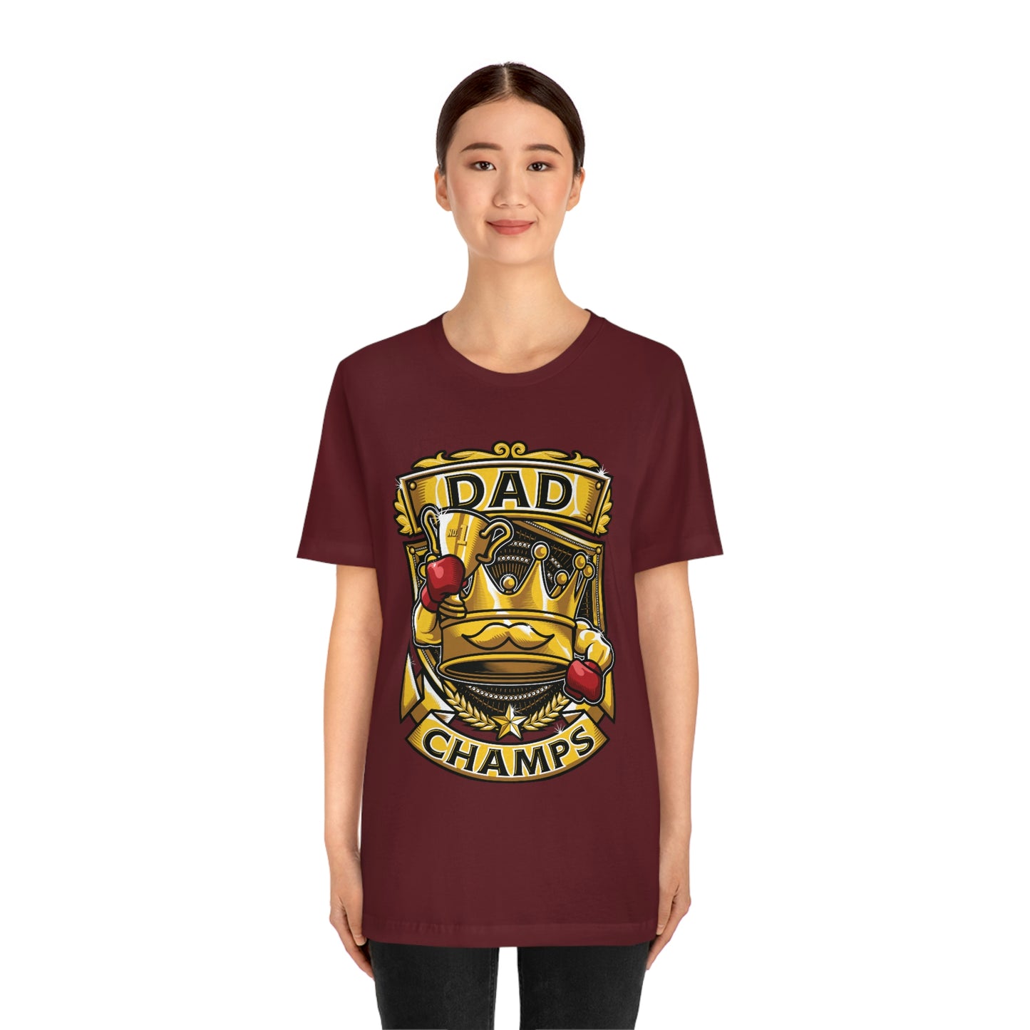 Dad Champs! - Unisex Jersey Short Sleeve Tee (Canvas-Bella)