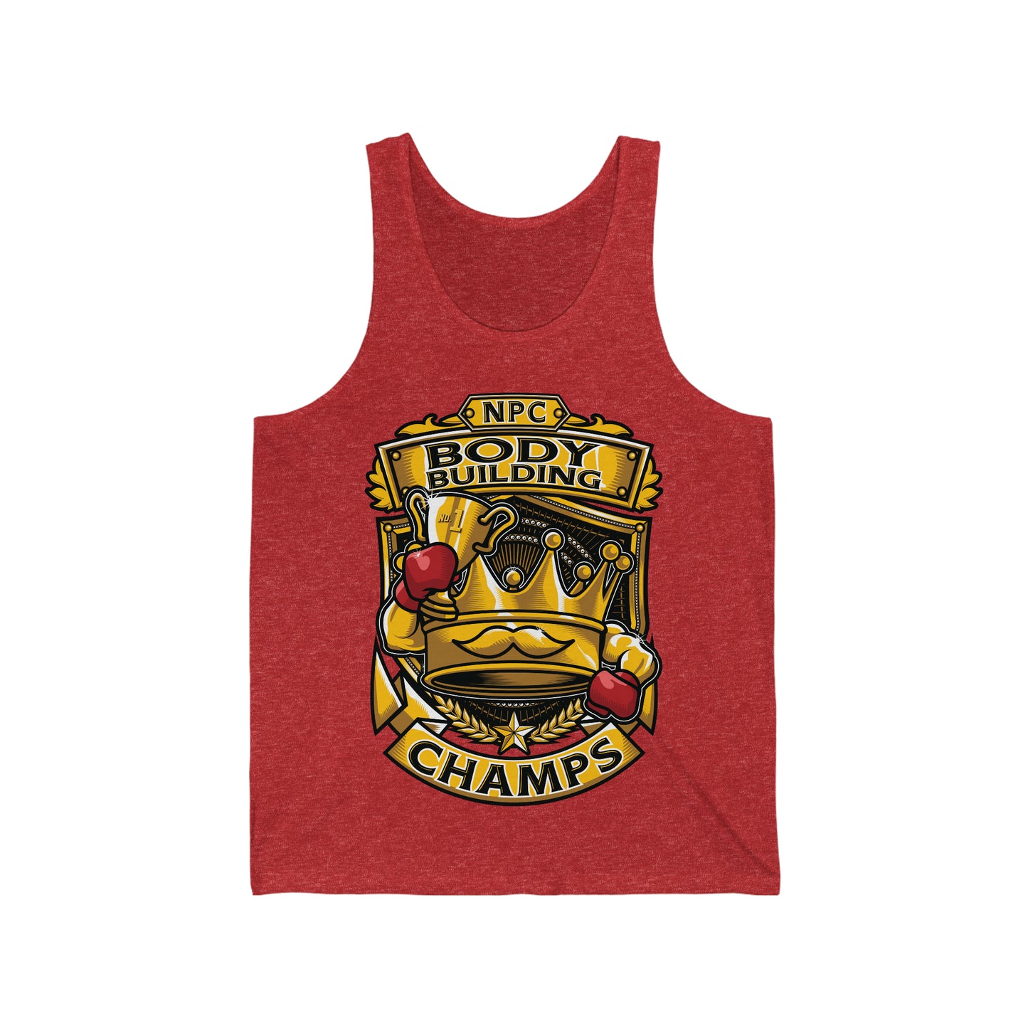 NPC BODY BUILDING CHAMPS - PREMIUM SOFT - Unisex Jersey Tank (Bella+Canvas 3480)