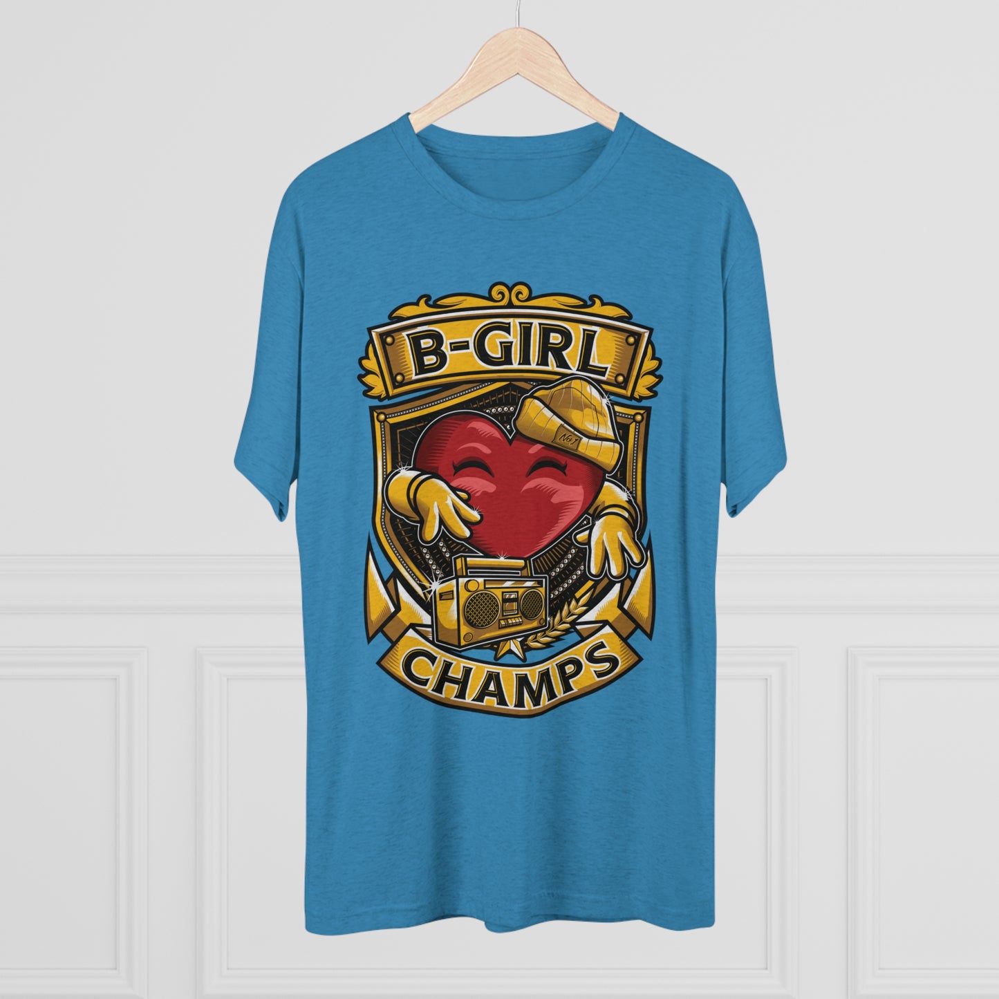 B-GIRL CHAMPS - PREMIUM SOFT - Unisex Tri-Blend Crew Tee (Next Level 6010)