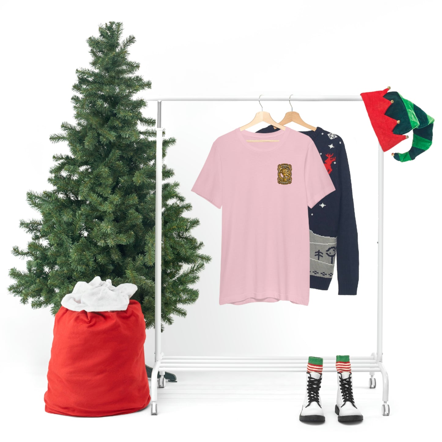 Dad Champs (Gold - Front & Back logo)! - Unisex Jersey Short Sleeve Tee (Bella+Canvas)