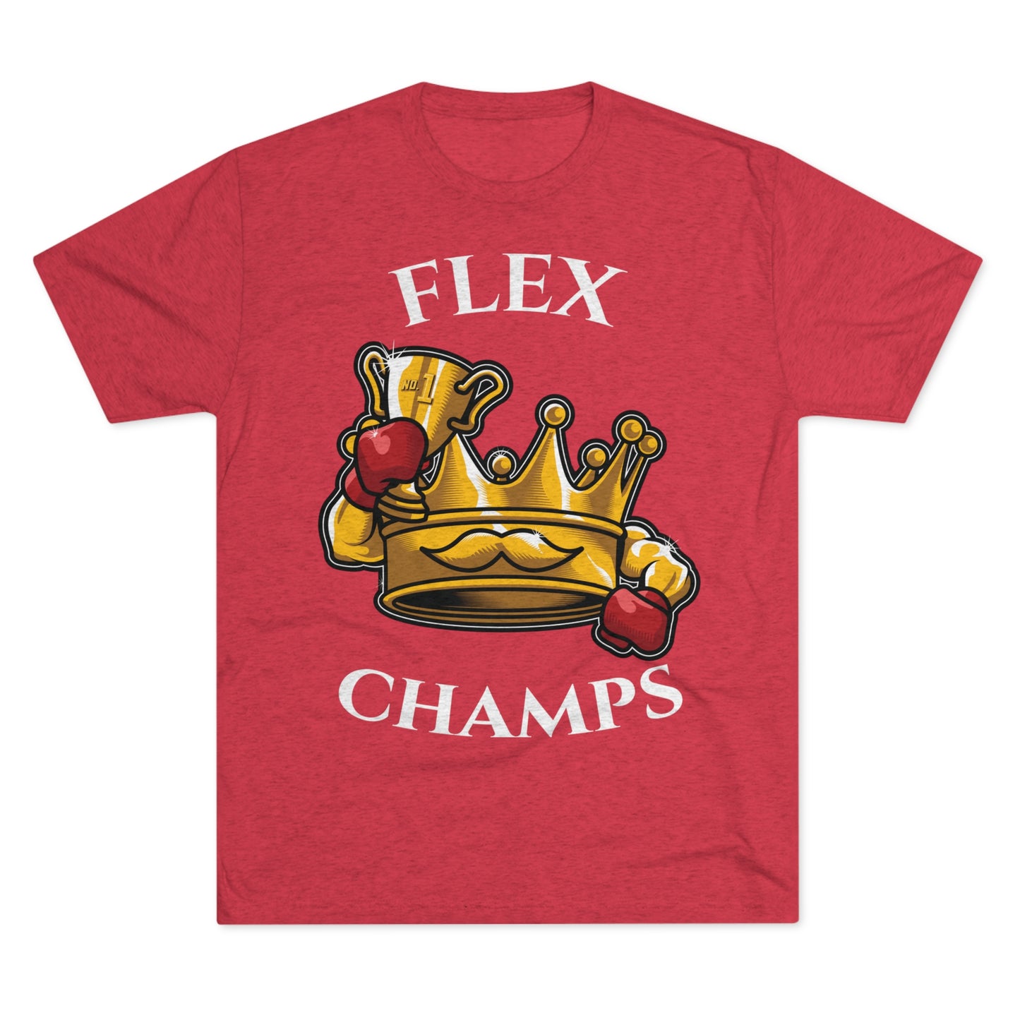 FLEX CHAMPS - PREMIUM SOFT - Unisex Tri-Blend Crew Tee (Next Level 6010)