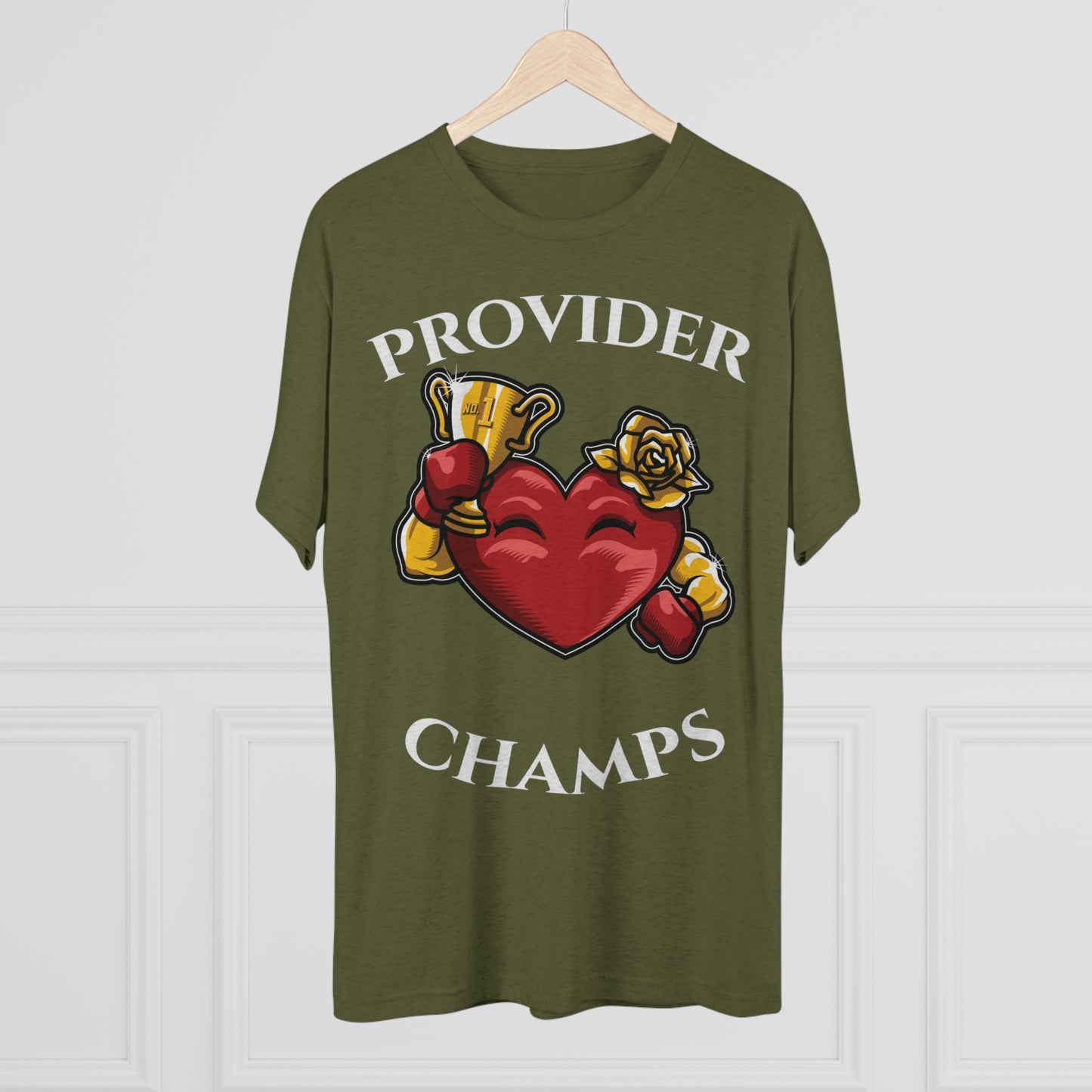 PROVIDER CHAMPS (Alternate Logo) - PREMIUM SOFT - Unisex Tri-Blend Crew Tee (Next Level 6010)