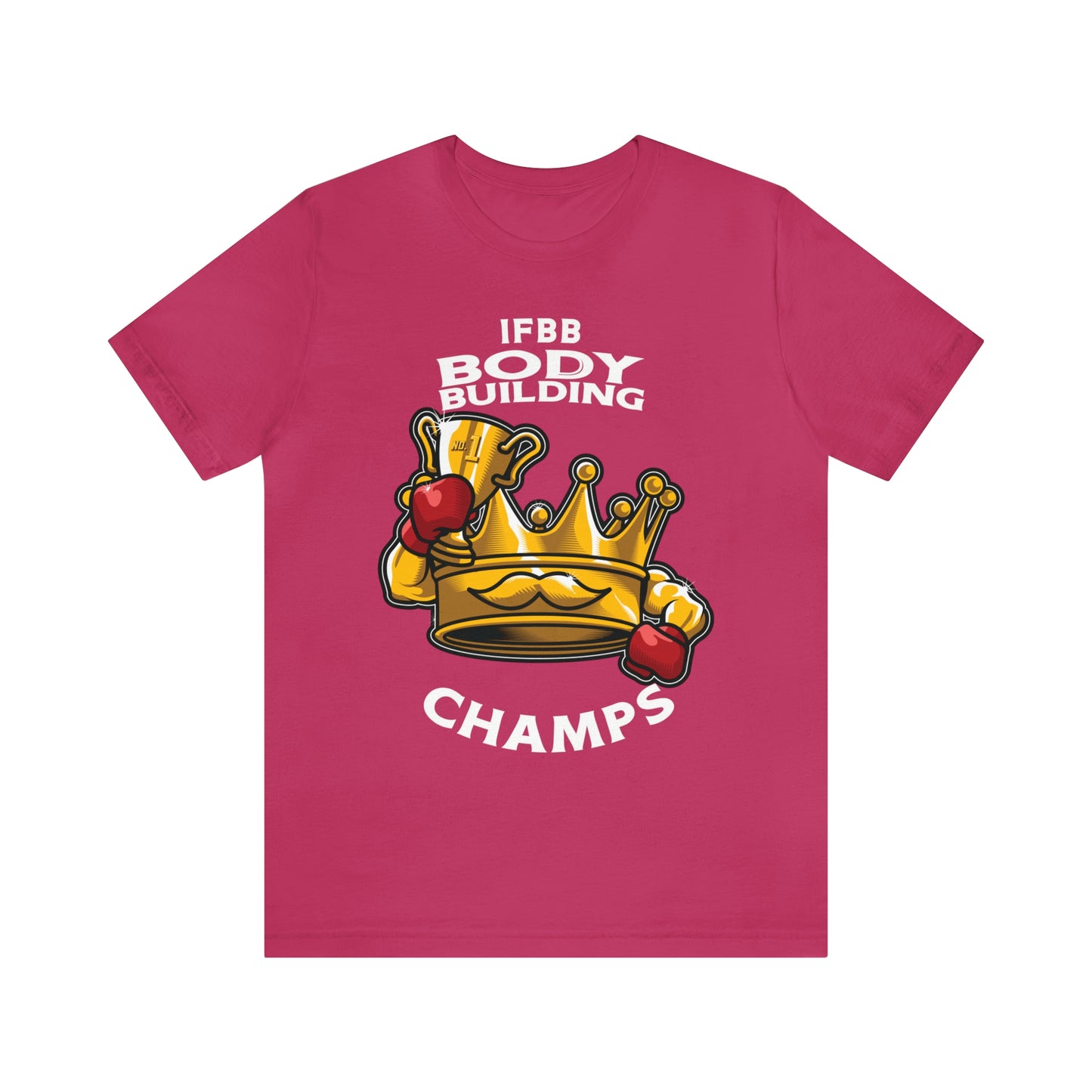 IFBB BODY BUILDING CHAMPS (v2) - Unisex Jersey Short Sleeve Tee (Bella+Canvas)