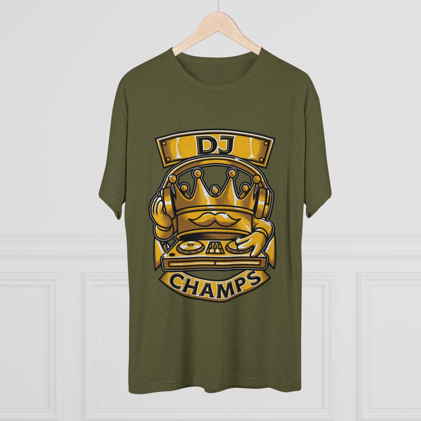 DJ CHAMPS - PREMIUM SOFT - Unisex Tri-Blend Crew Tee (Next Level 6010)