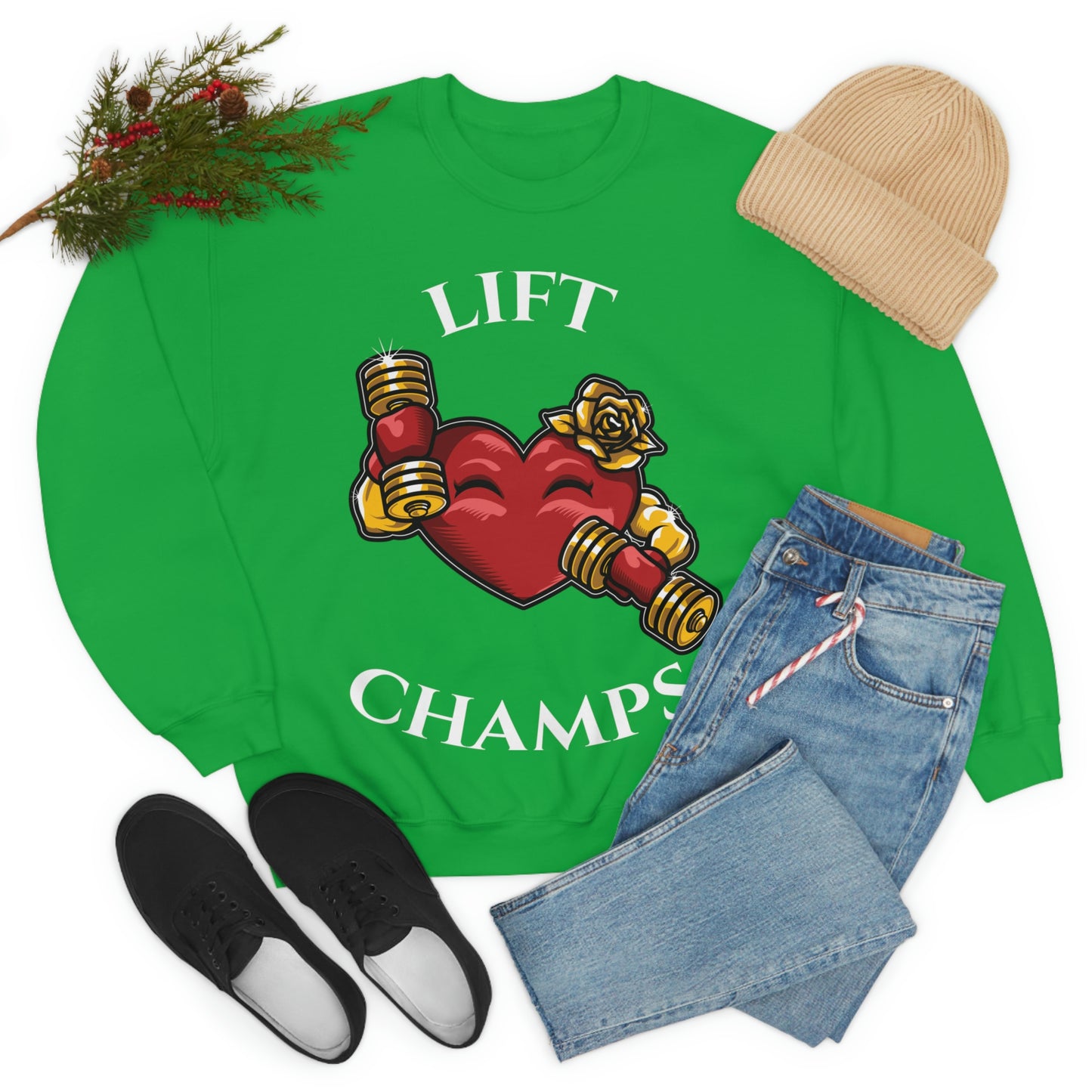 Lift Champs! - Unisex Heavy Blend™ Crewneck Sweatshirt