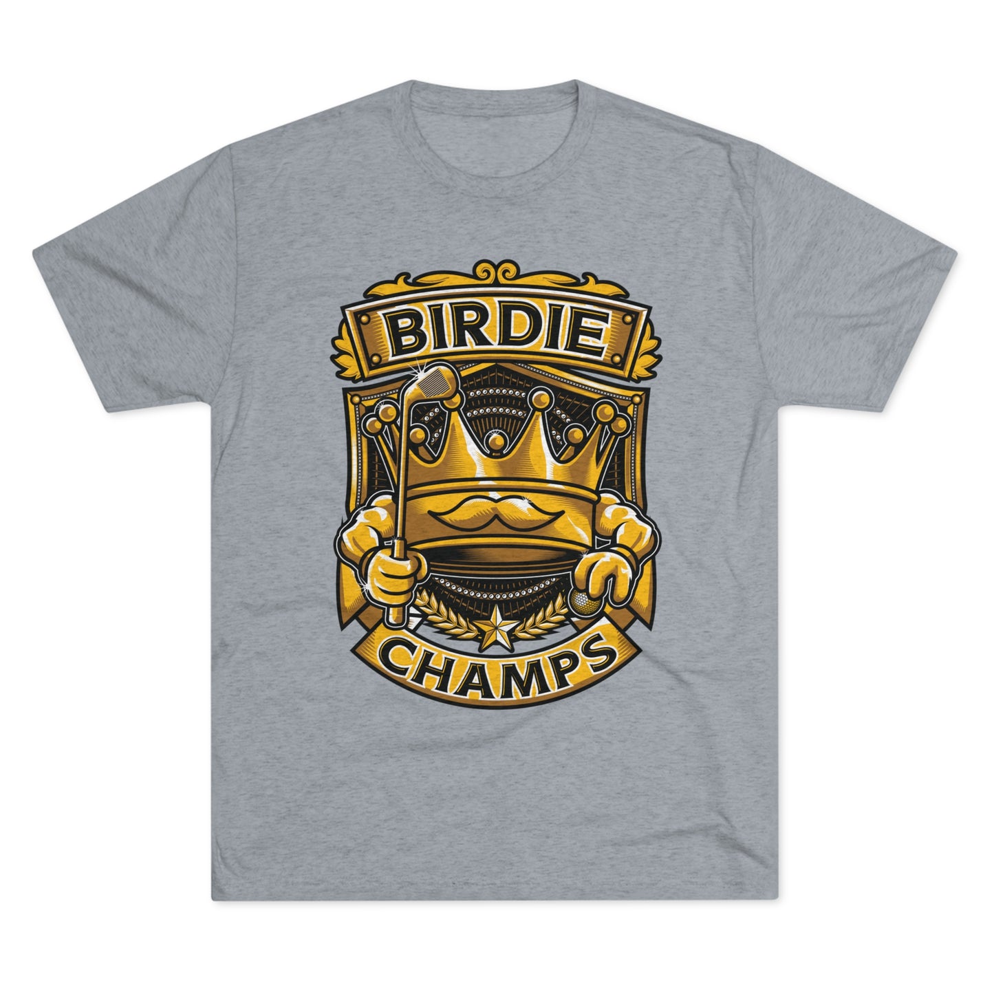 BIRDIE CHAMPS - PREMIUM SOFT - Unisex Tri-Blend Crew Tee (Next Level 6010)