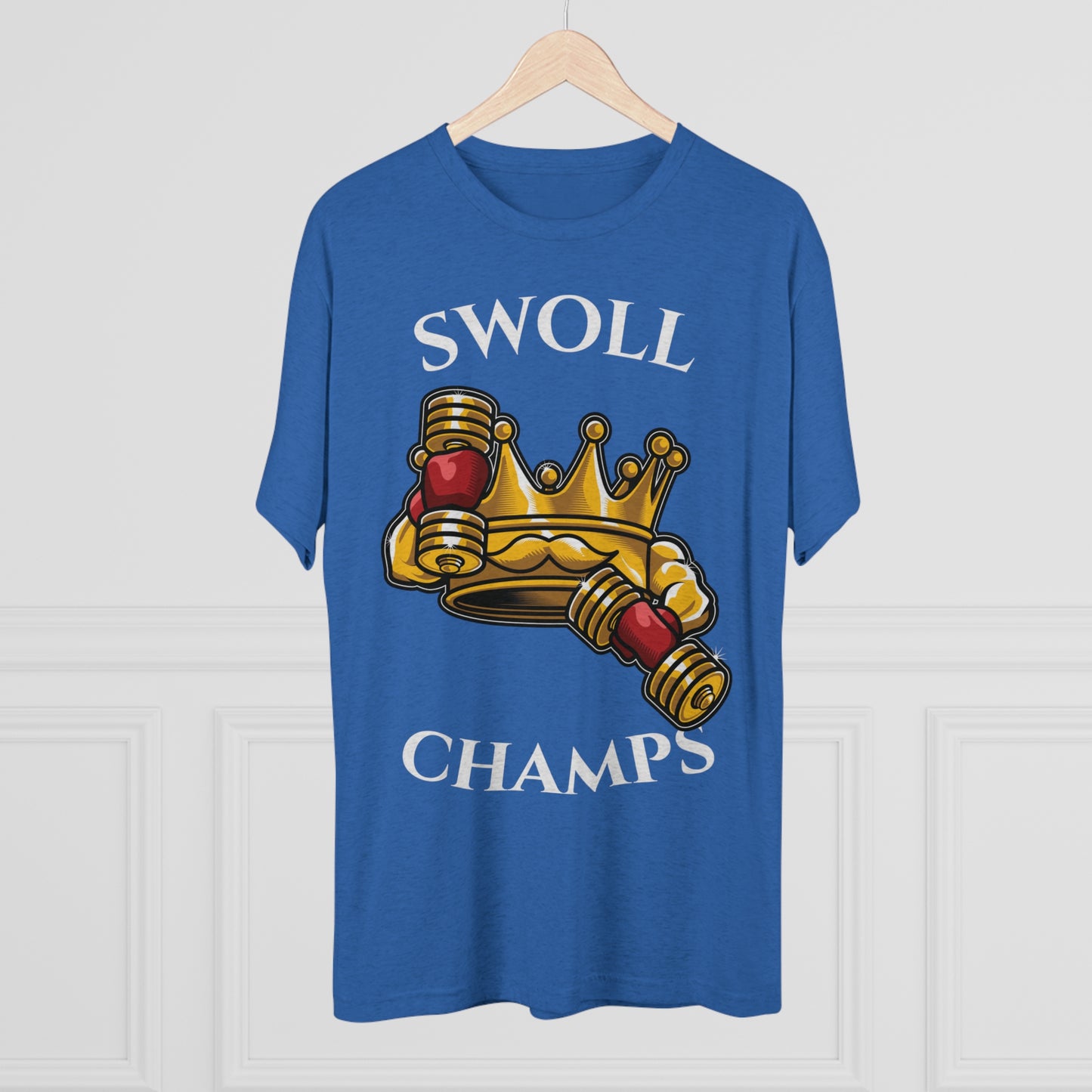 SWOLL CHAMPS - PREMIUM SOFT - Unisex Tri-Blend Crew Tee (Next Level 6010)